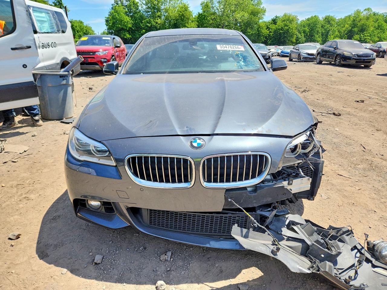 2016 Bmw 528 I Gray vin: WBA5A5C56GD527659
