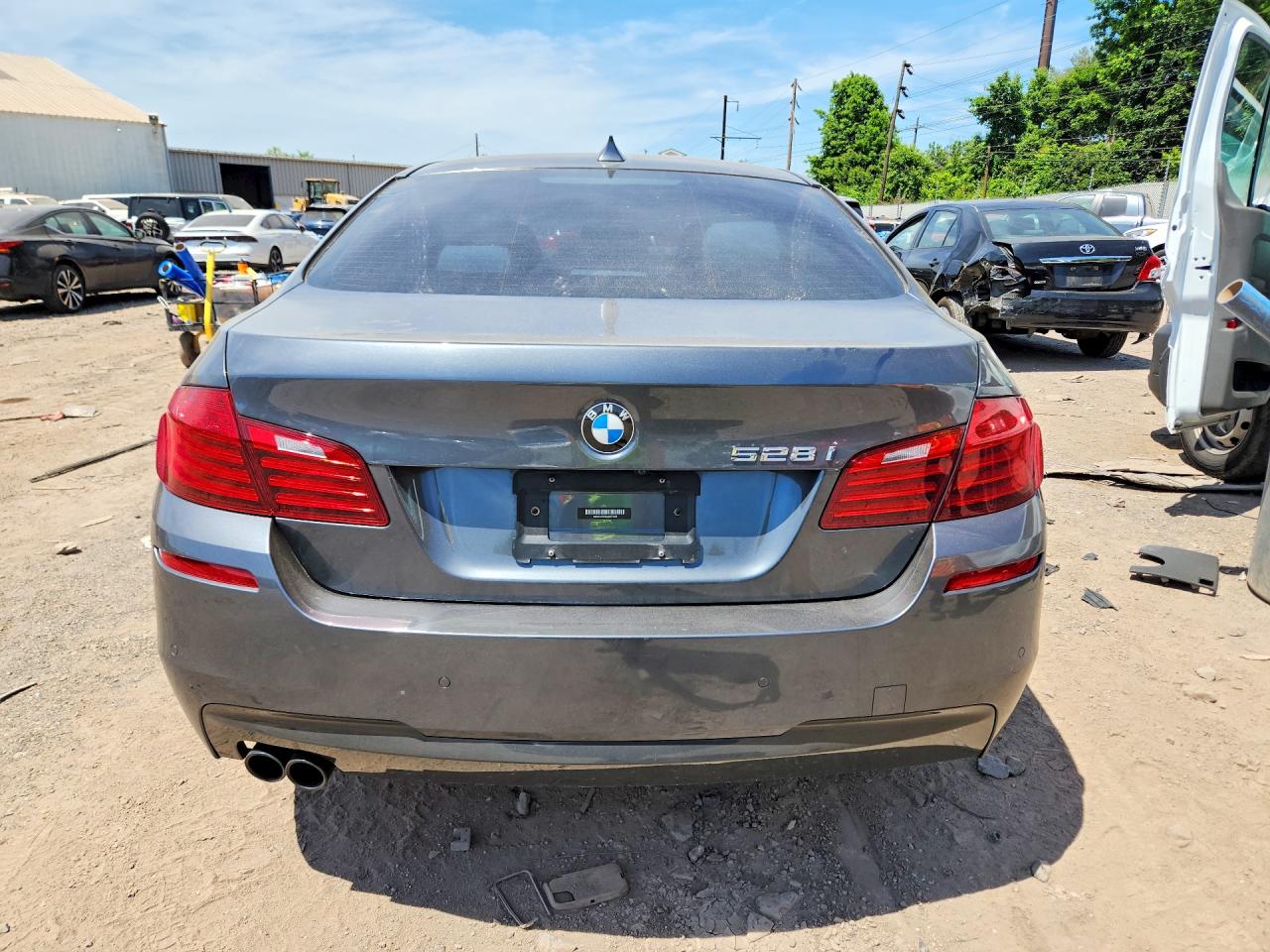 2016 Bmw 528 I Gray vin: WBA5A5C56GD527659
