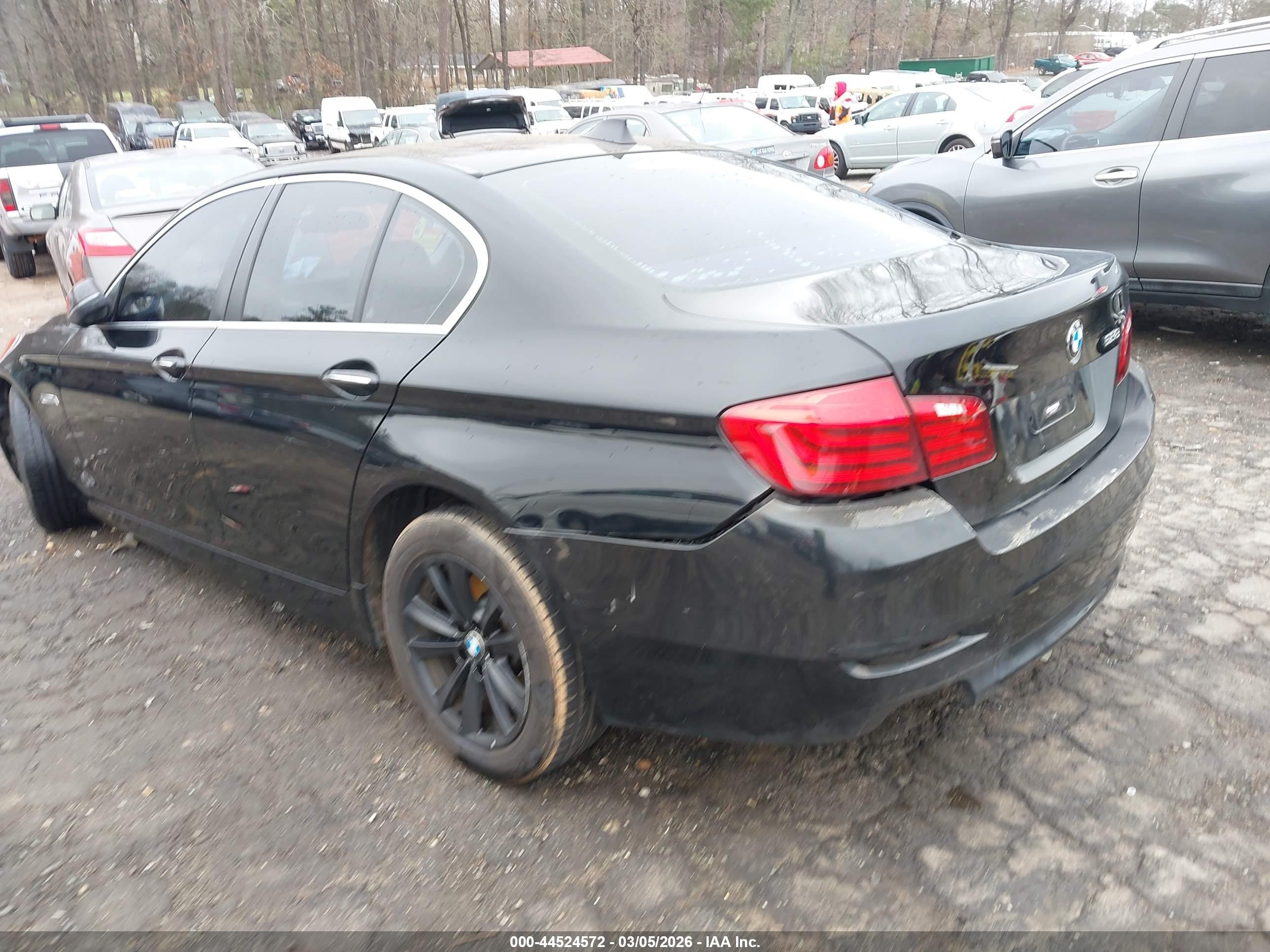 2014 Bmw 528i   Black vin: WBA5A5C57ED501973