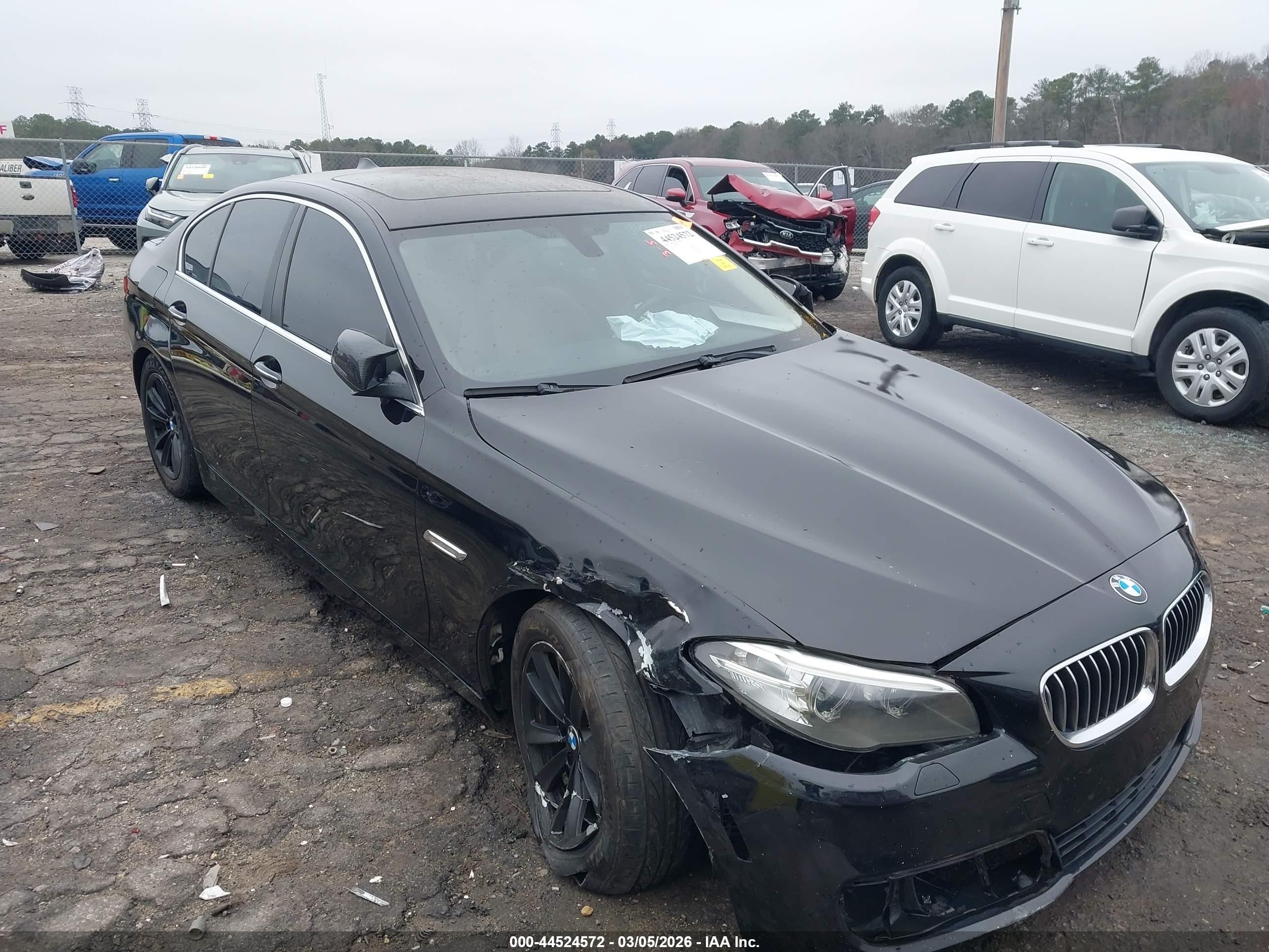2014 Bmw 528i   Black vin: WBA5A5C57ED501973