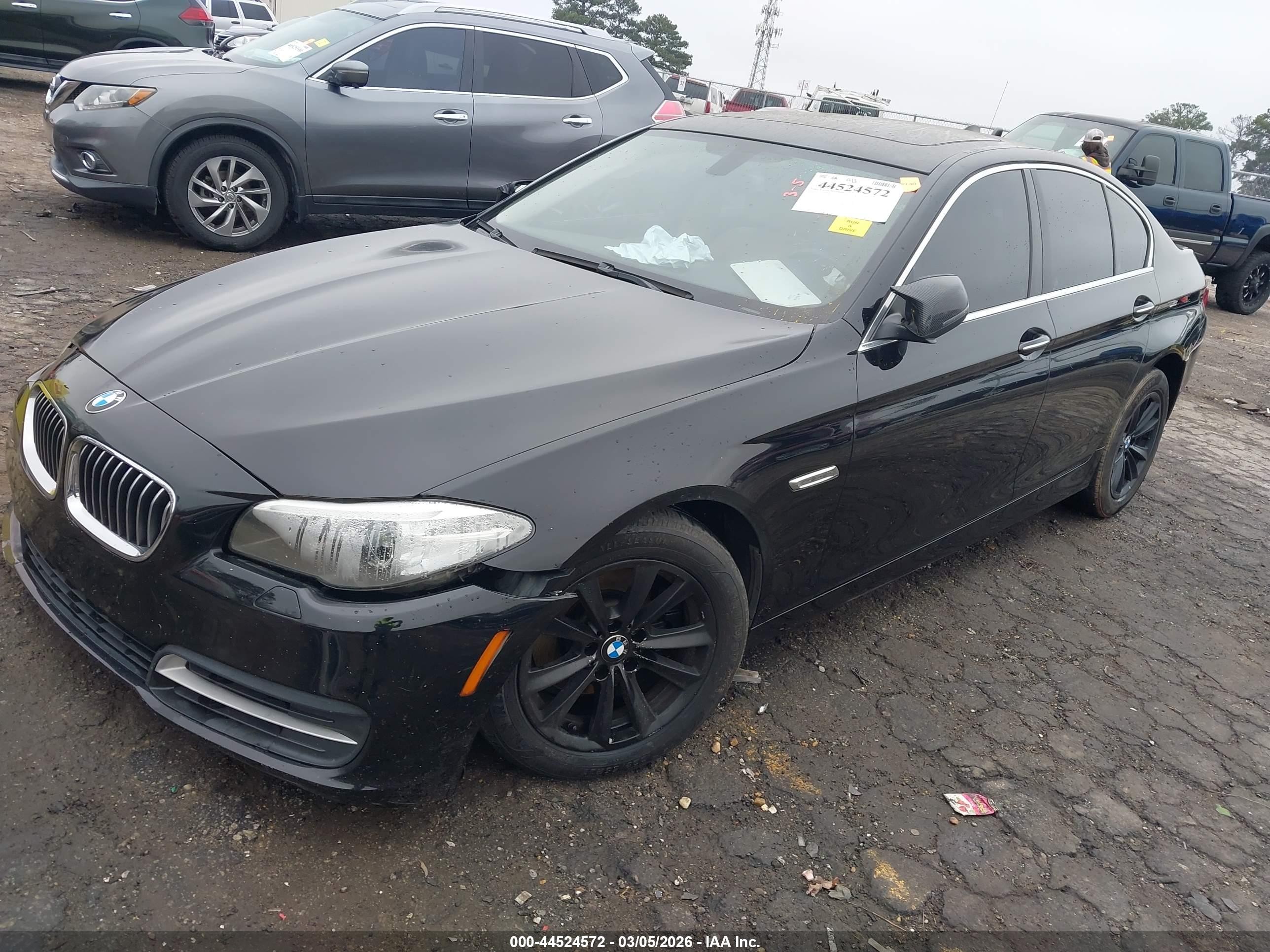 2014 Bmw 528i   Black vin: WBA5A5C57ED501973