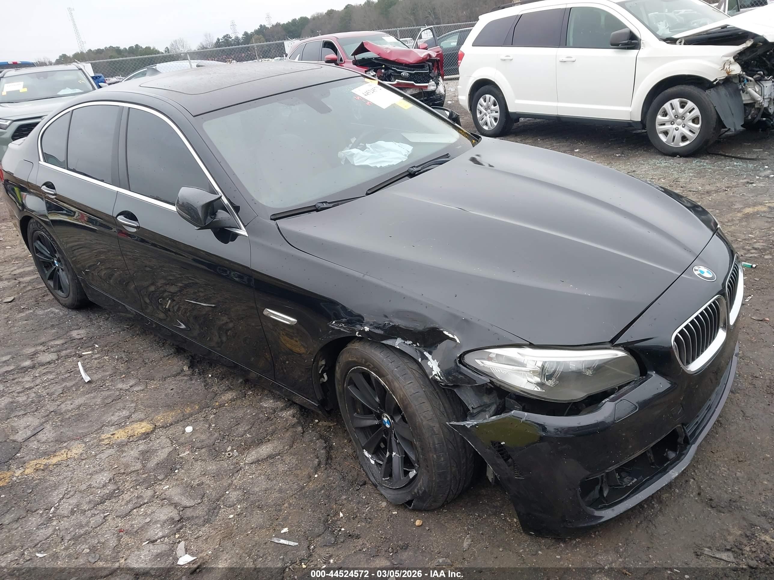 2014 Bmw 528i   Black vin: WBA5A5C57ED501973