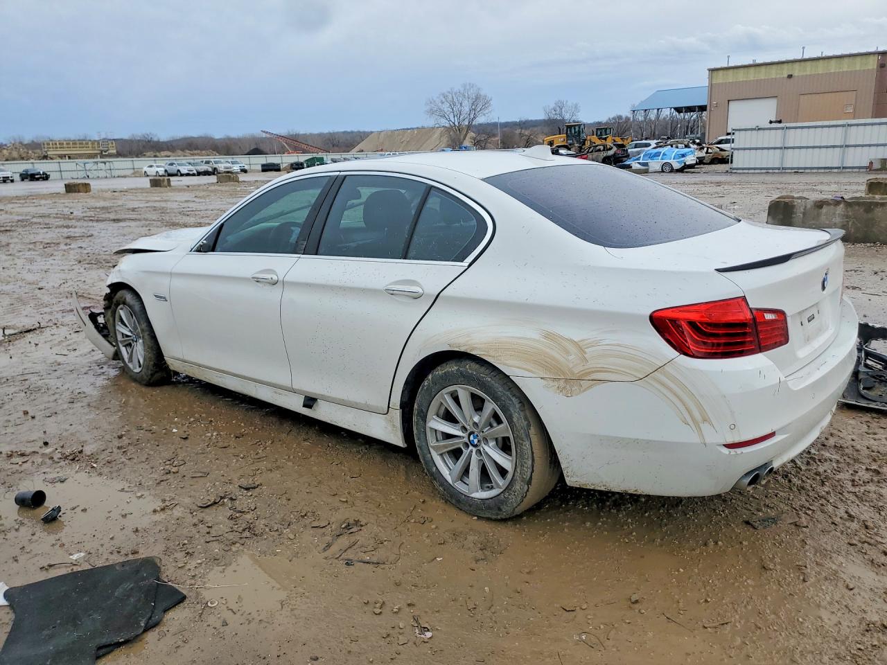2014 Bmw 528 I White vin: WBA5A5C57ED504226