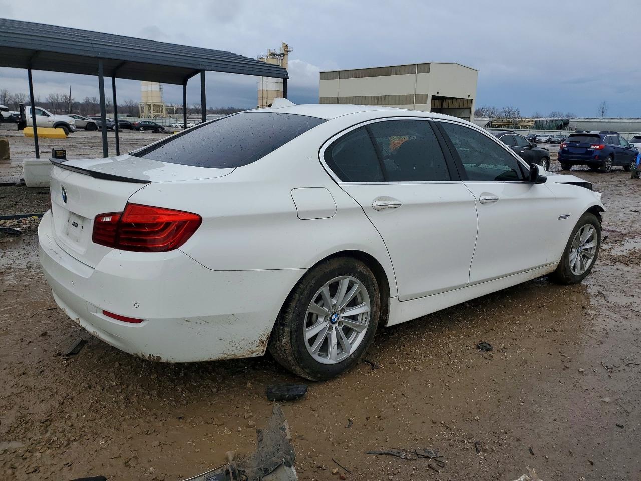 2014 Bmw 528 I White vin: WBA5A5C57ED504226