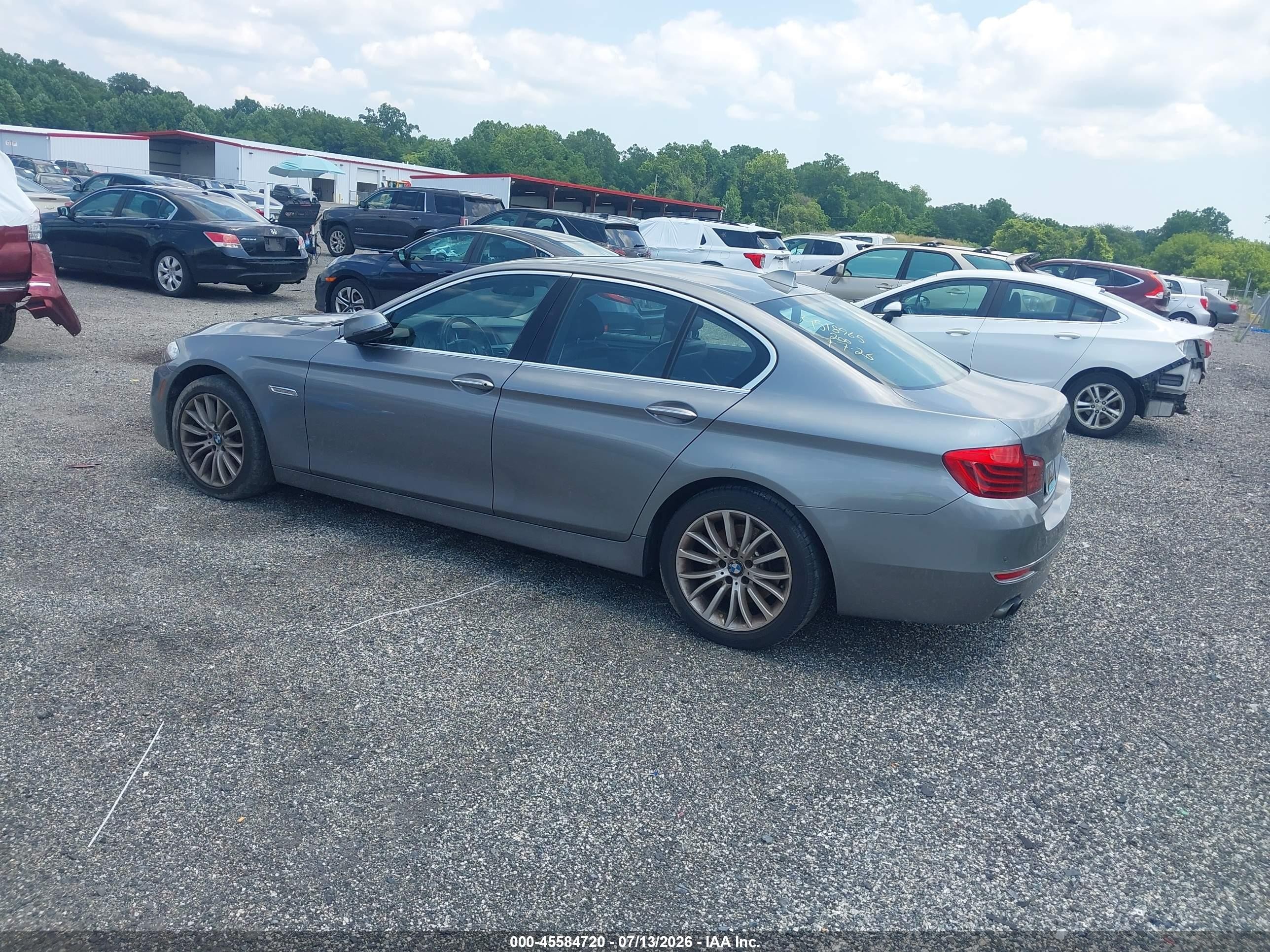 2014 Bmw 528i   Gray vin: WBA5A5C57ED509443