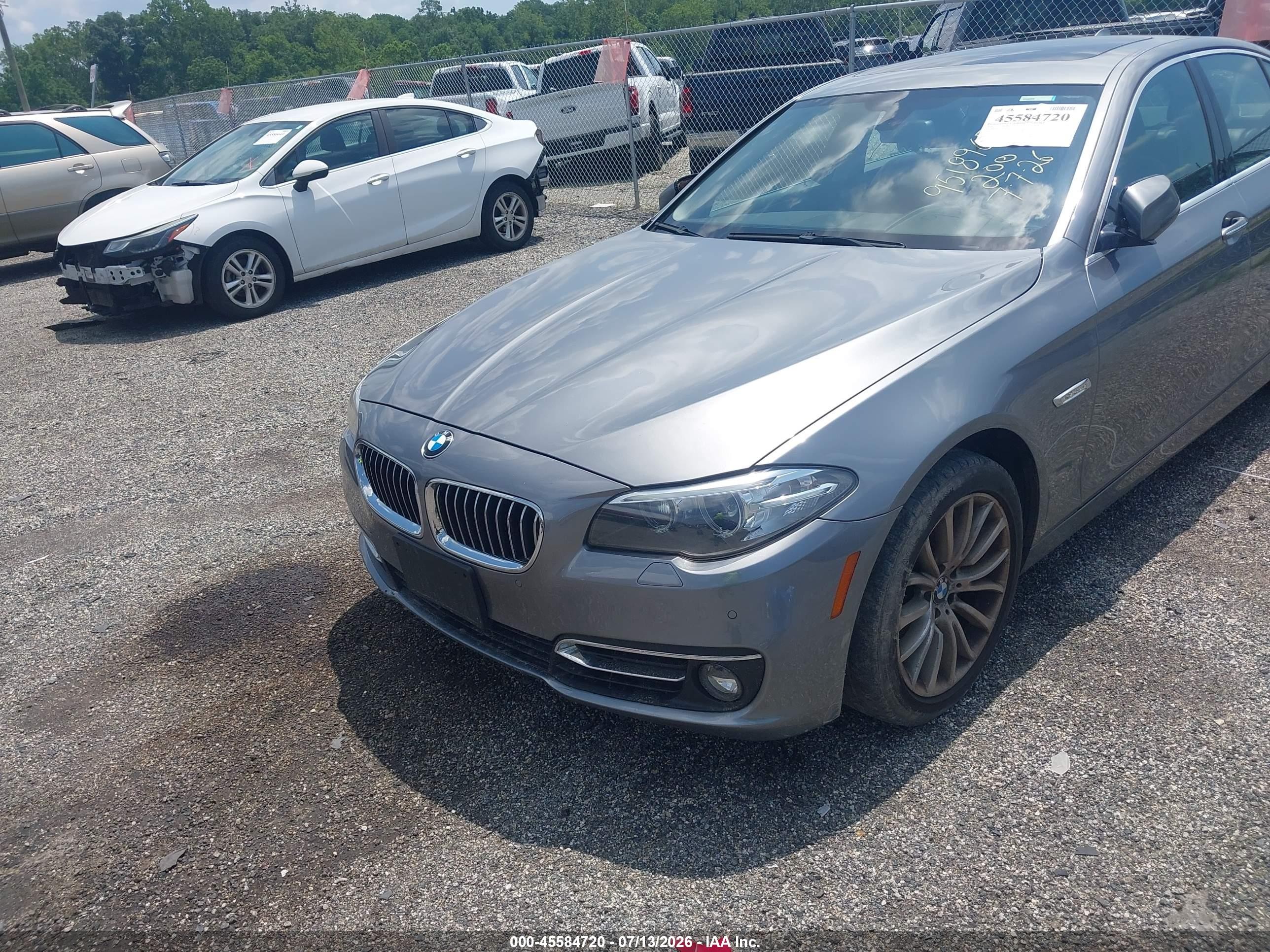 2014 Bmw 528i   Gray vin: WBA5A5C57ED509443