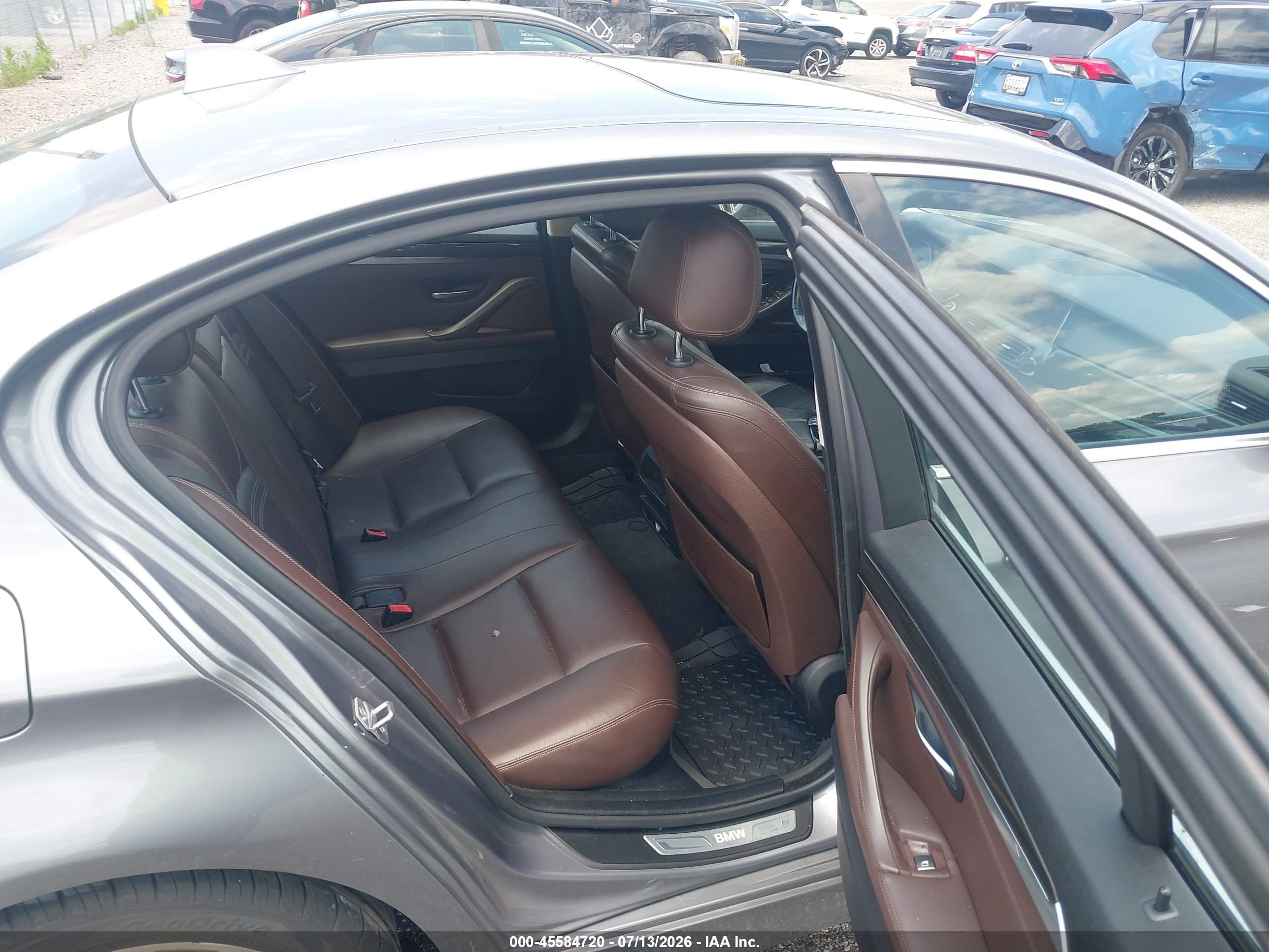 2014 Bmw 528i   Gray vin: WBA5A5C57ED509443