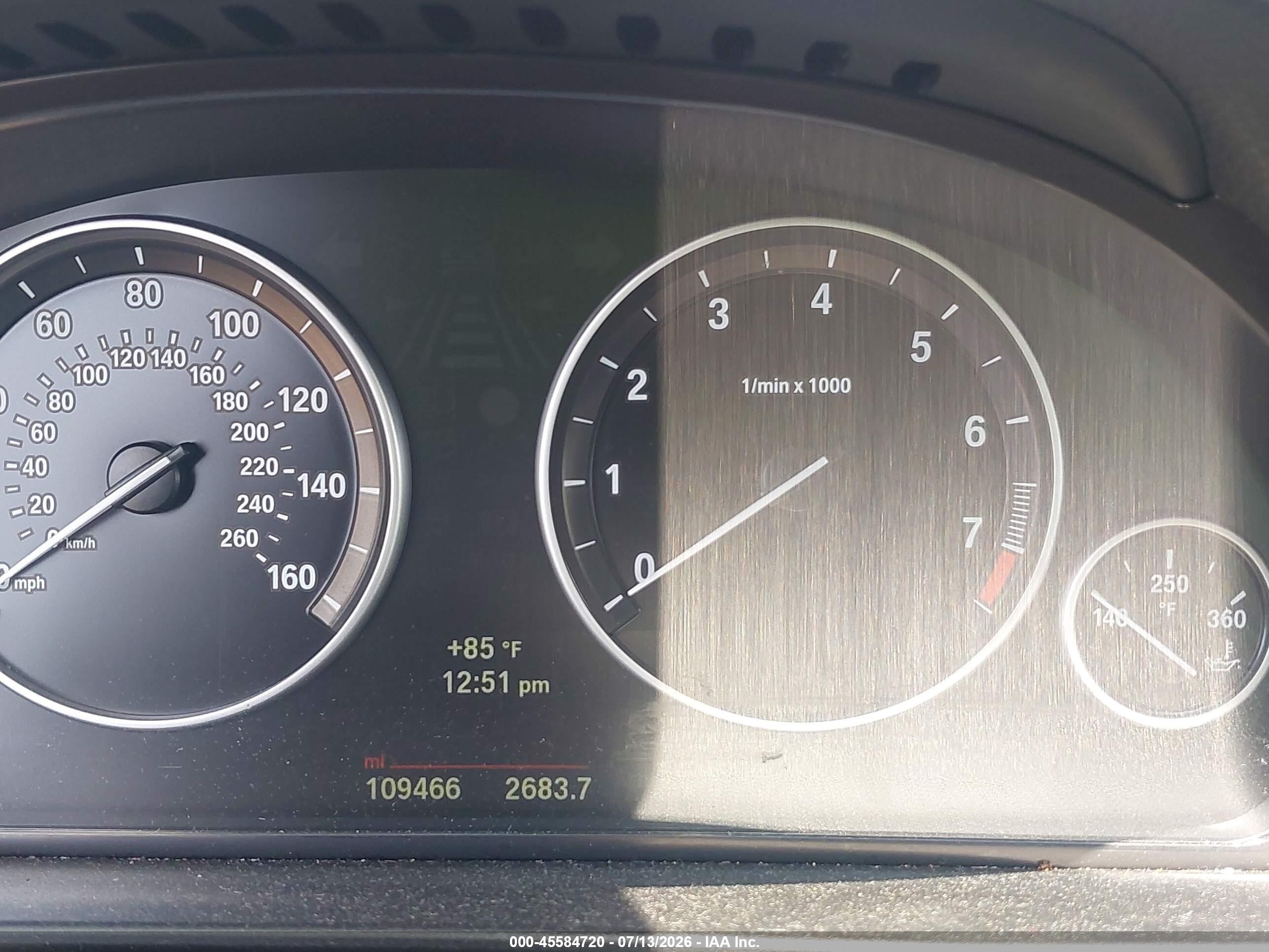 2014 Bmw 528i   Gray vin: WBA5A5C57ED509443