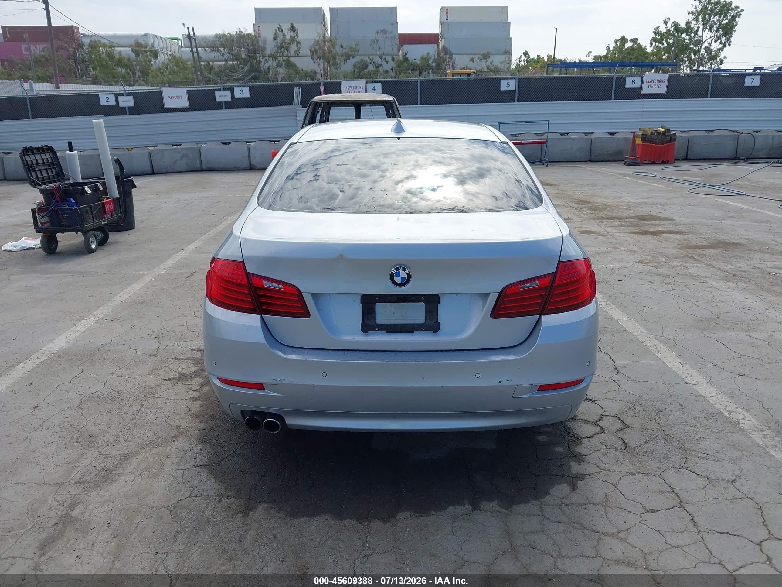 2015 Bmw 528i   Silver vin: WBA5A5C57FD515907
