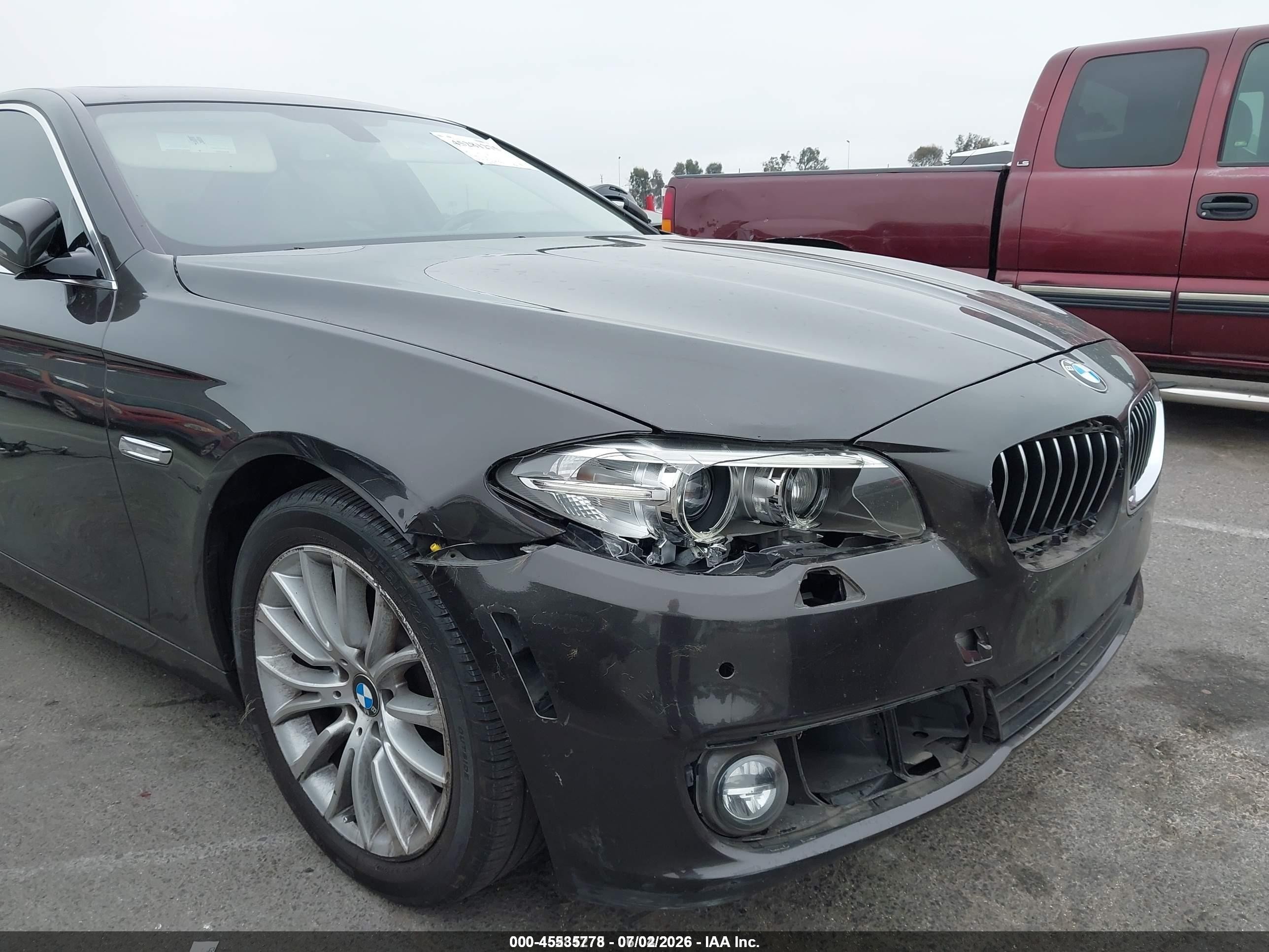 2015 Bmw 528i   Black vin: WBA5A5C57FD522159