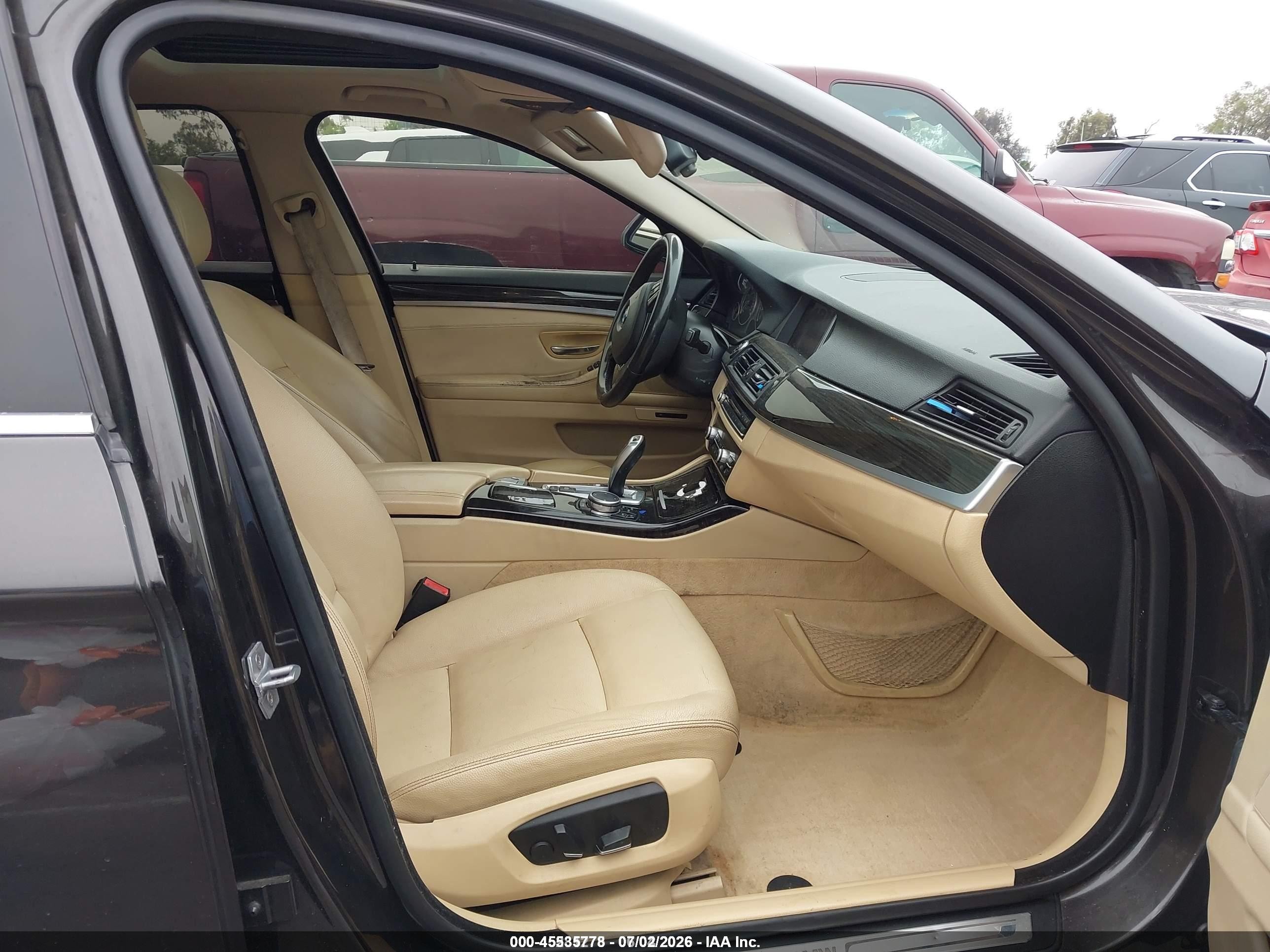 2015 Bmw 528i   Black vin: WBA5A5C57FD522159