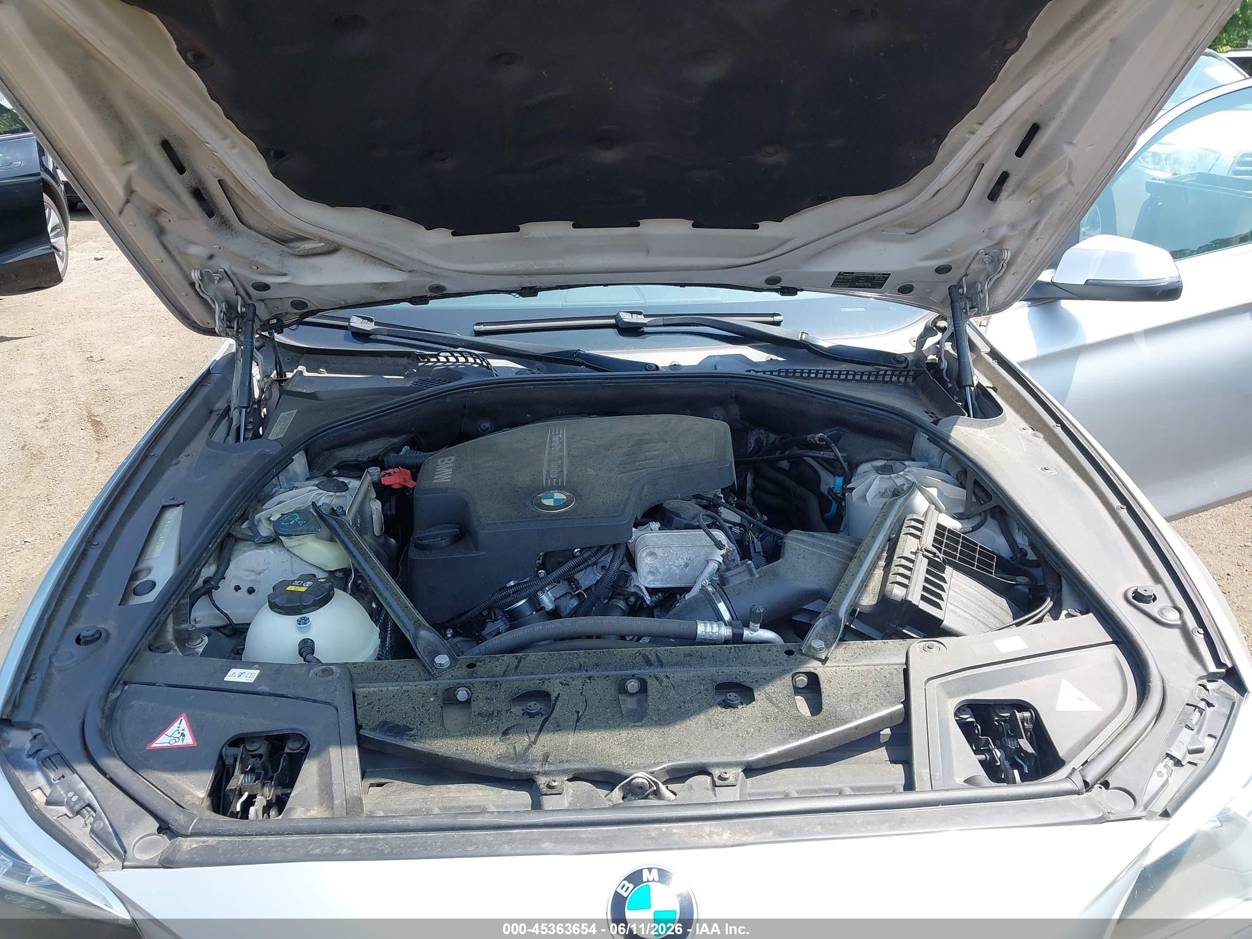2015 Bmw 528i   Silver vin: WBA5A5C57FD524400