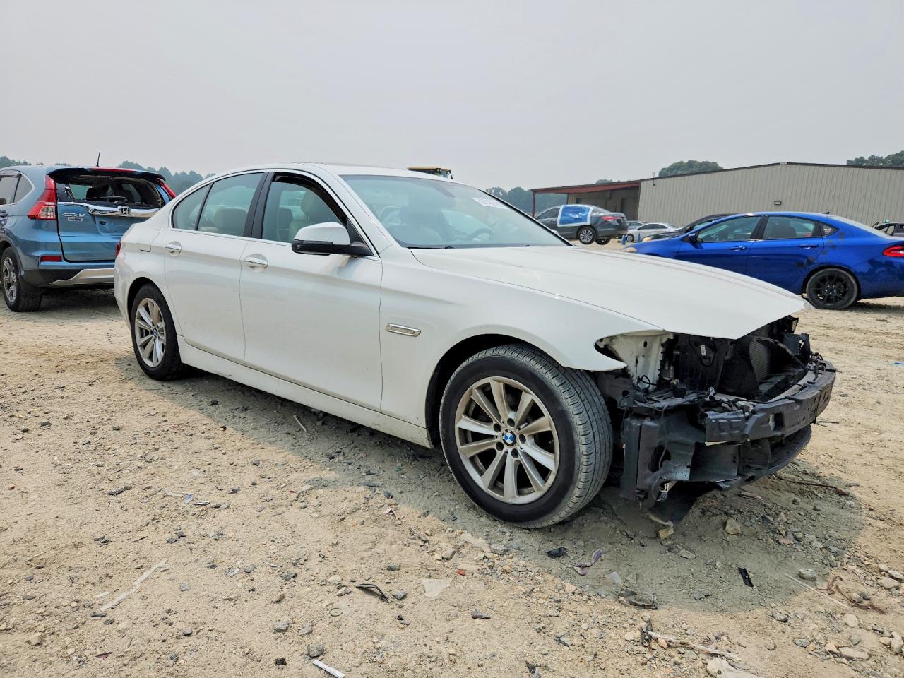 2016 Bmw 528 I White vin: WBA5A5C57GD525936