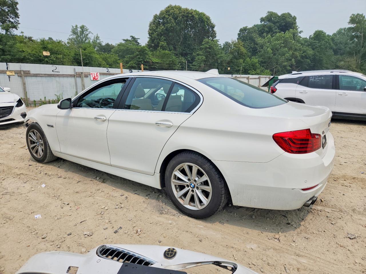 2016 Bmw 528 I White vin: WBA5A5C57GD525936