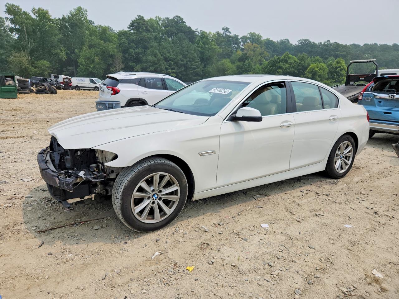 2016 Bmw 528 I White vin: WBA5A5C57GD525936