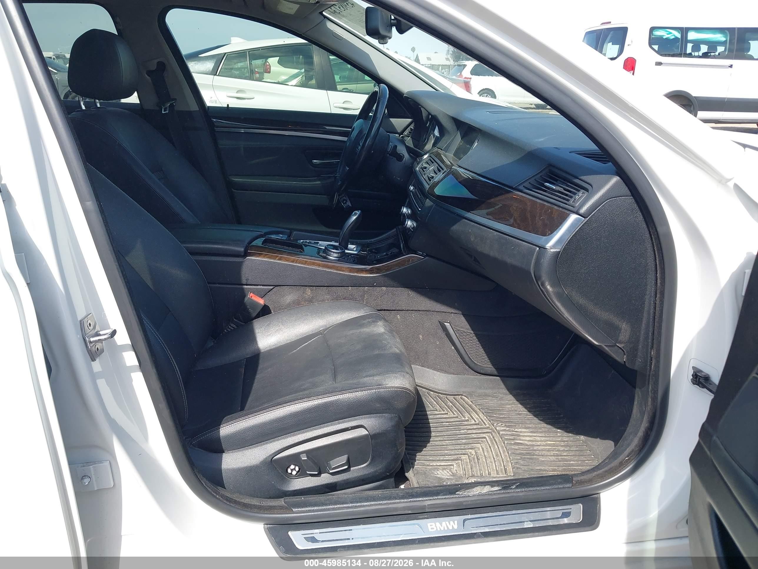 2014 Bmw 528i   White vin: WBA5A5C58ED501870
