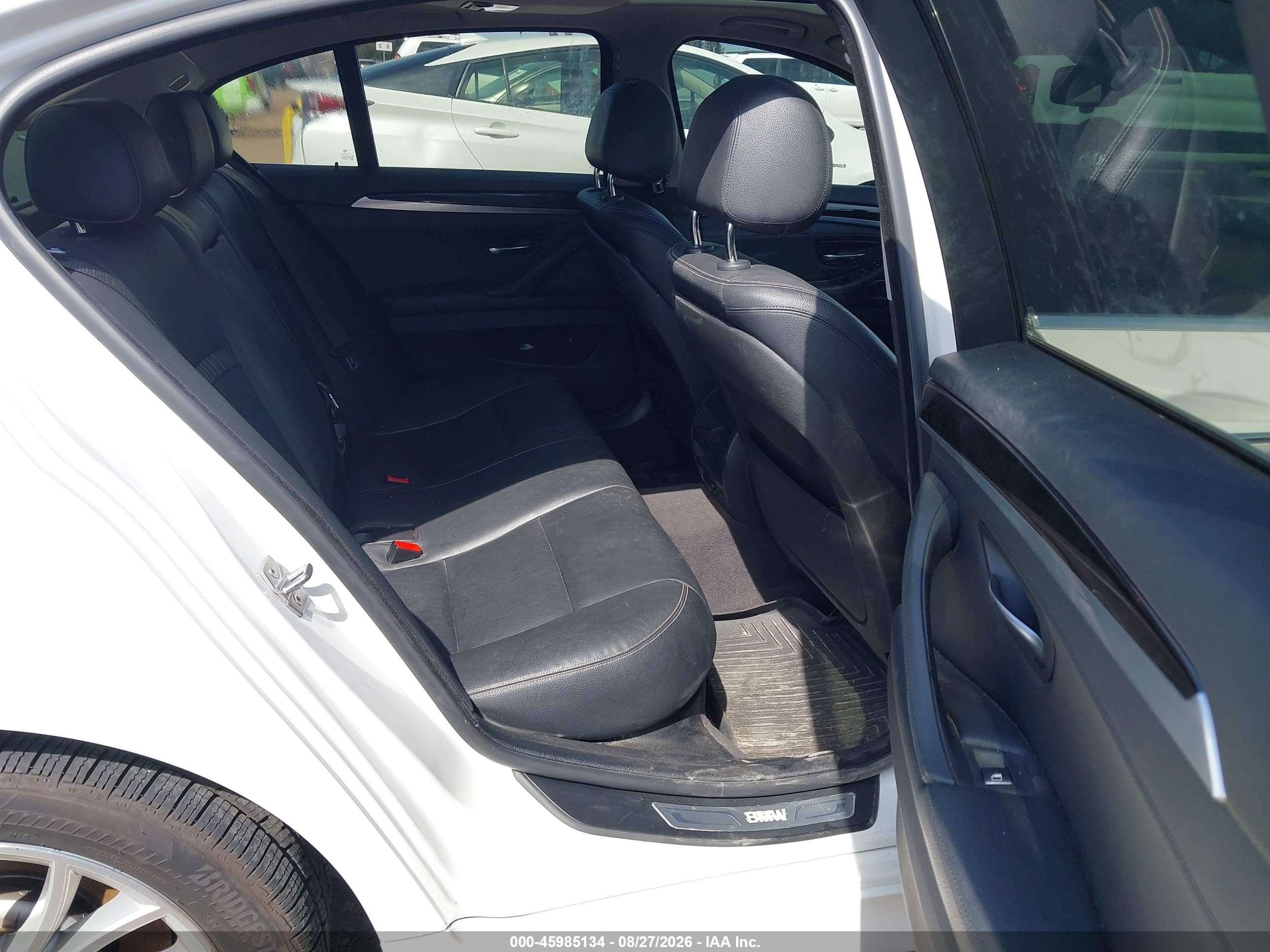 2014 Bmw 528i   White vin: WBA5A5C58ED501870