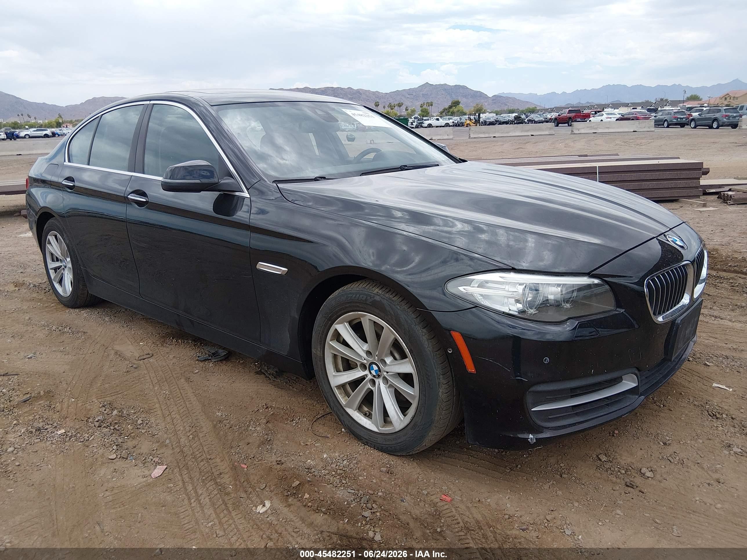 2014 Bmw 528i   Black vin: WBA5A5C58ED507233