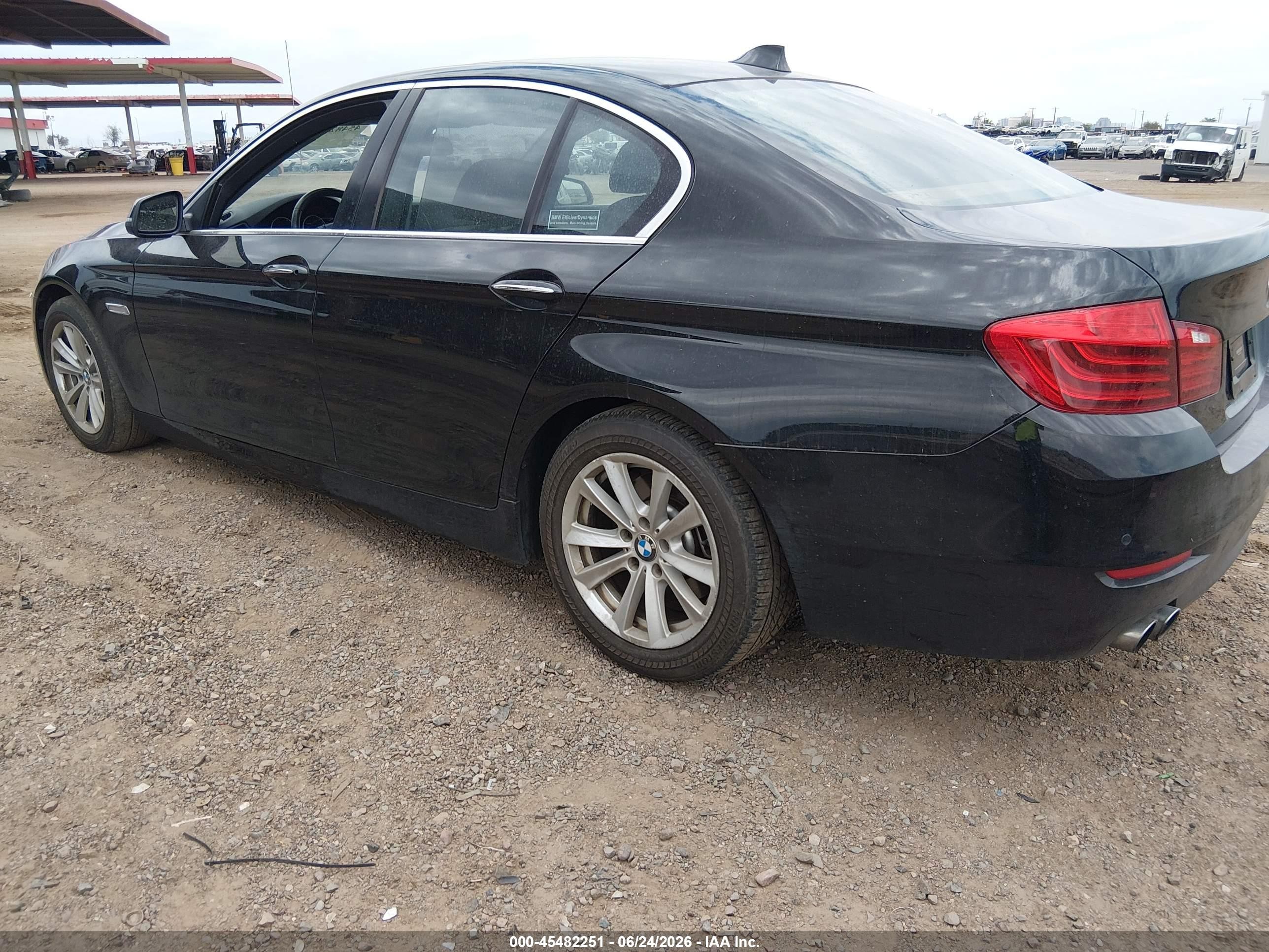 2014 Bmw 528i   Black vin: WBA5A5C58ED507233
