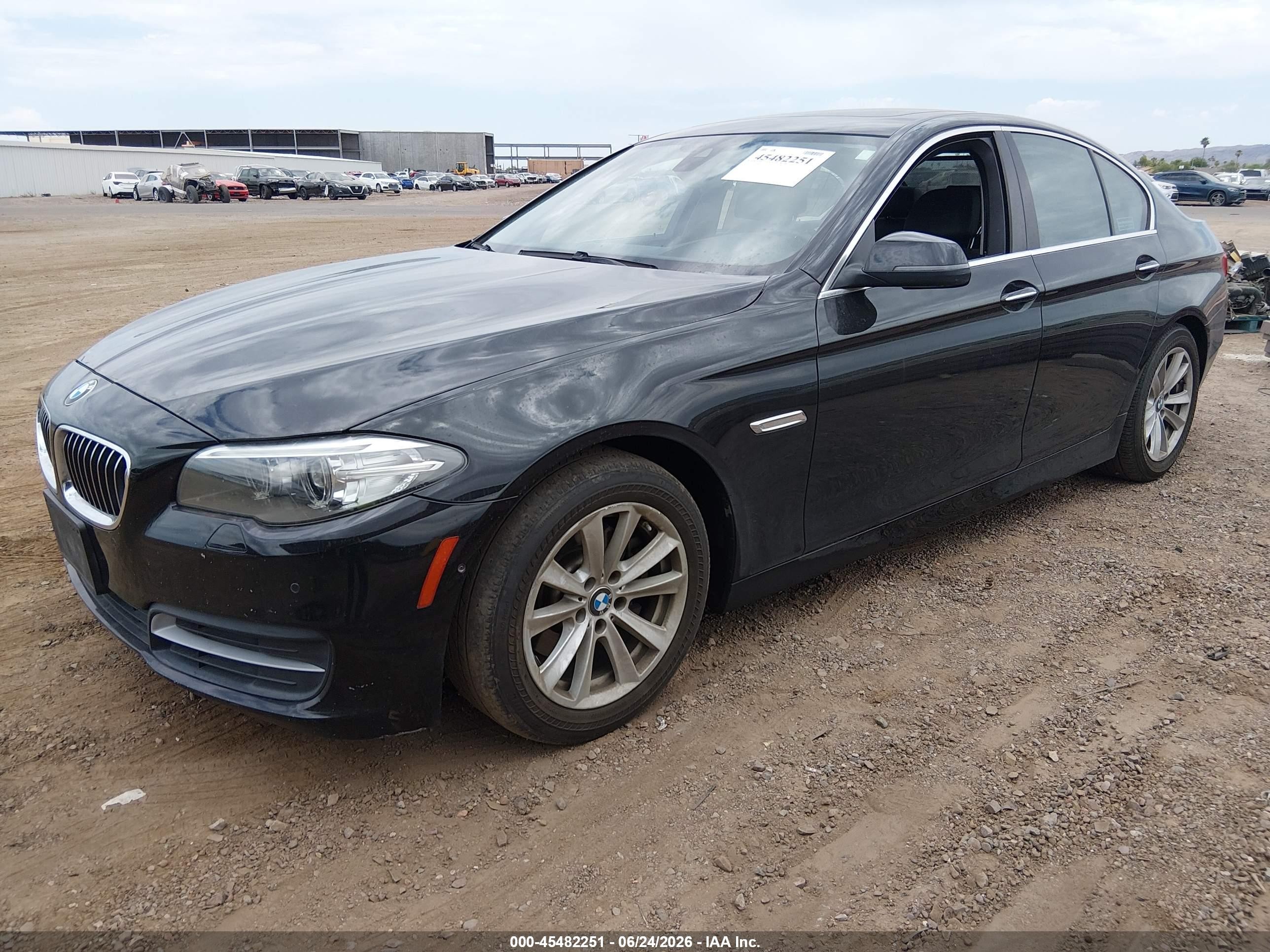2014 Bmw 528i   Black vin: WBA5A5C58ED507233