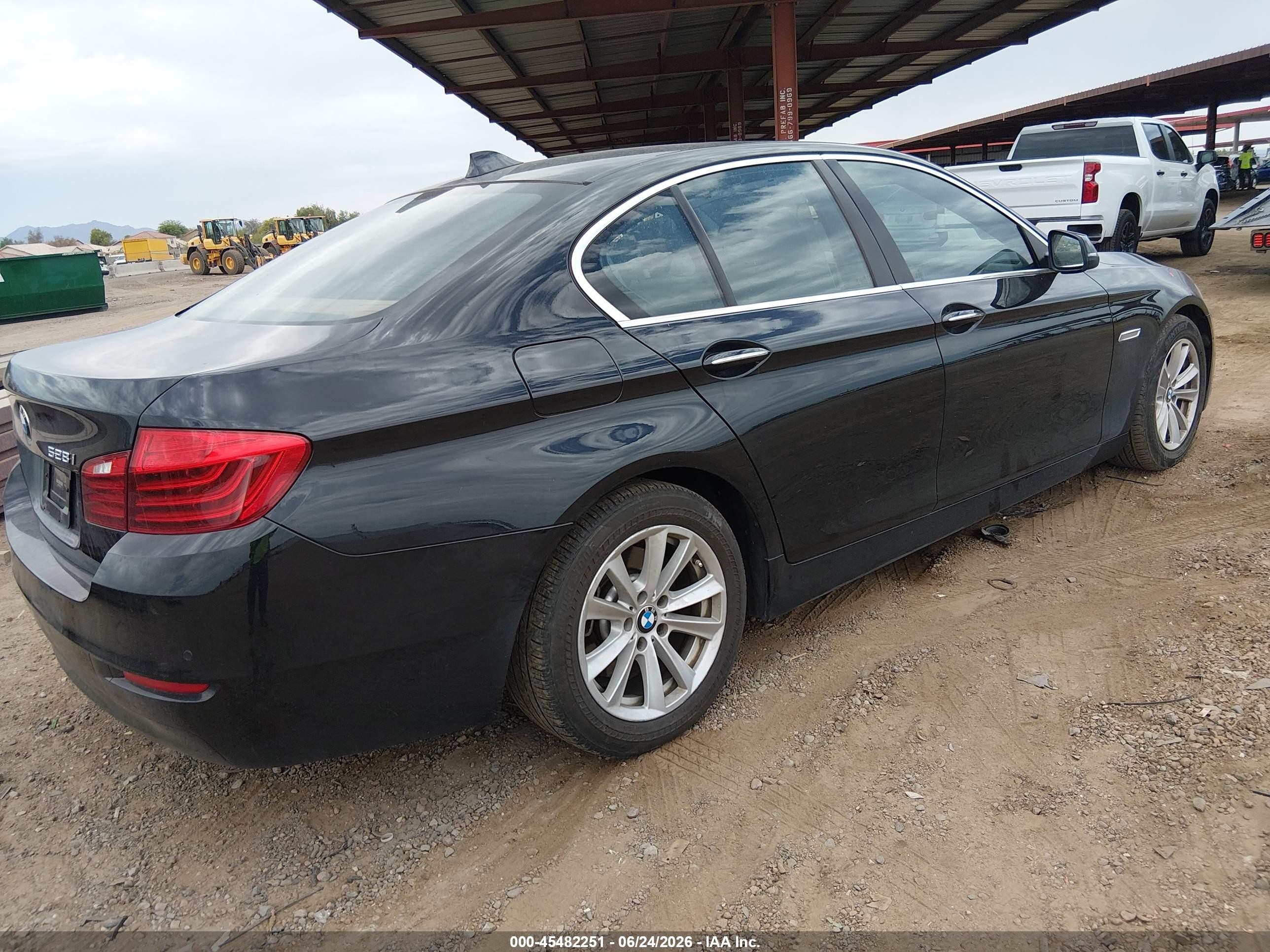 2014 Bmw 528i   Black vin: WBA5A5C58ED507233