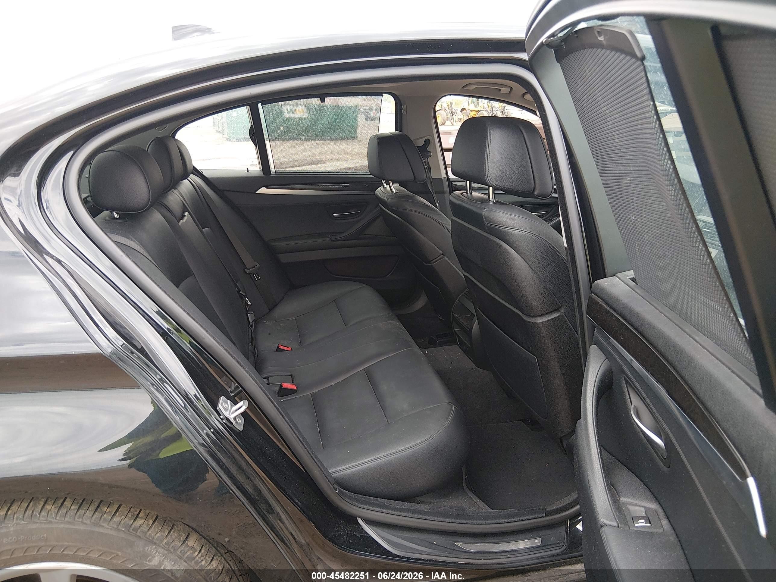 2014 Bmw 528i   Black vin: WBA5A5C58ED507233