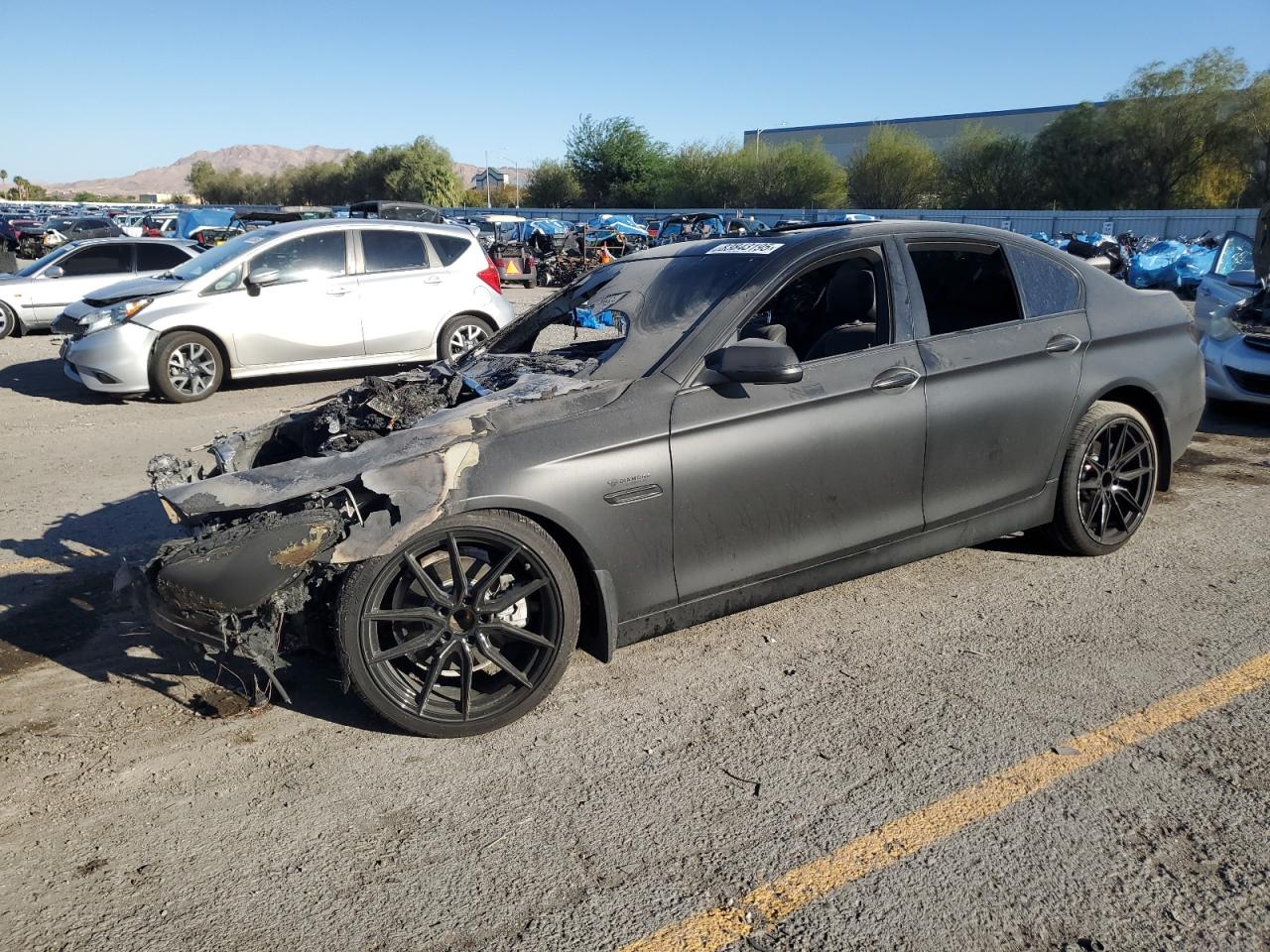 2014 Bmw 528 I Black vin: WBA5A5C58ED507488
