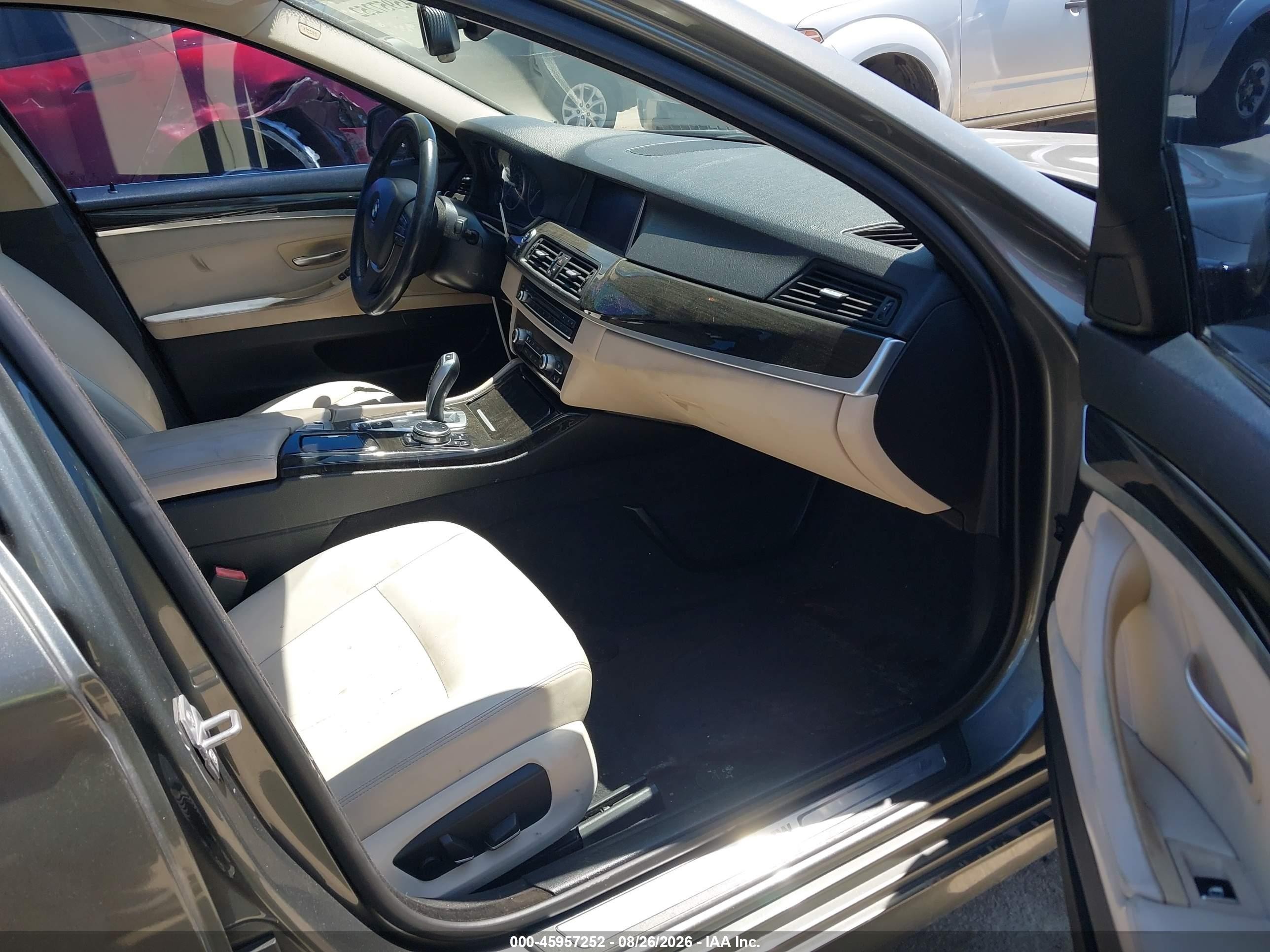 2014 Bmw 528i Gray vin: WBA5A5C58ED508544
