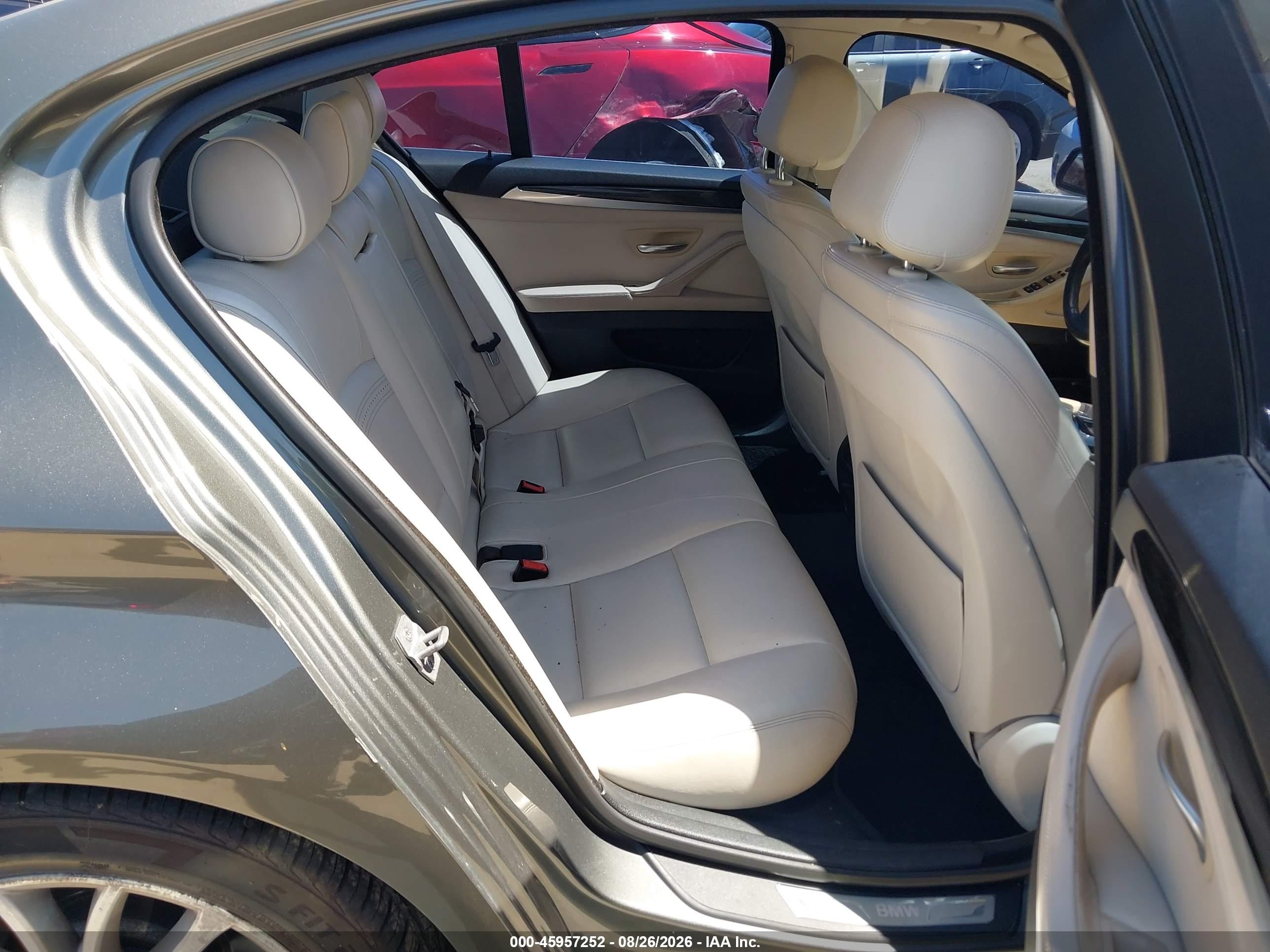 2014 Bmw 528i Gray vin: WBA5A5C58ED508544
