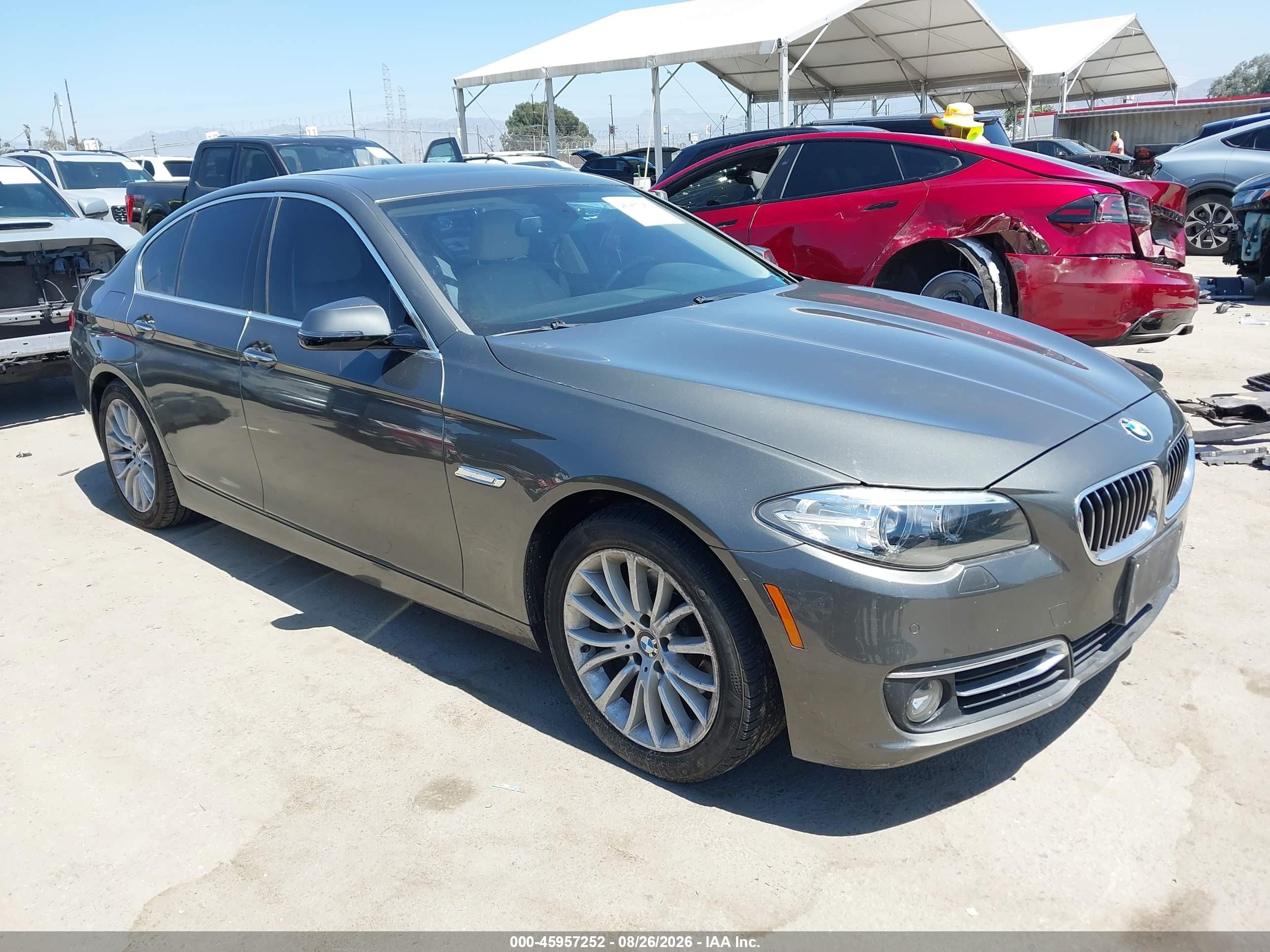 2014 Bmw 528i   Серый vin: WBA5A5C58ED508544