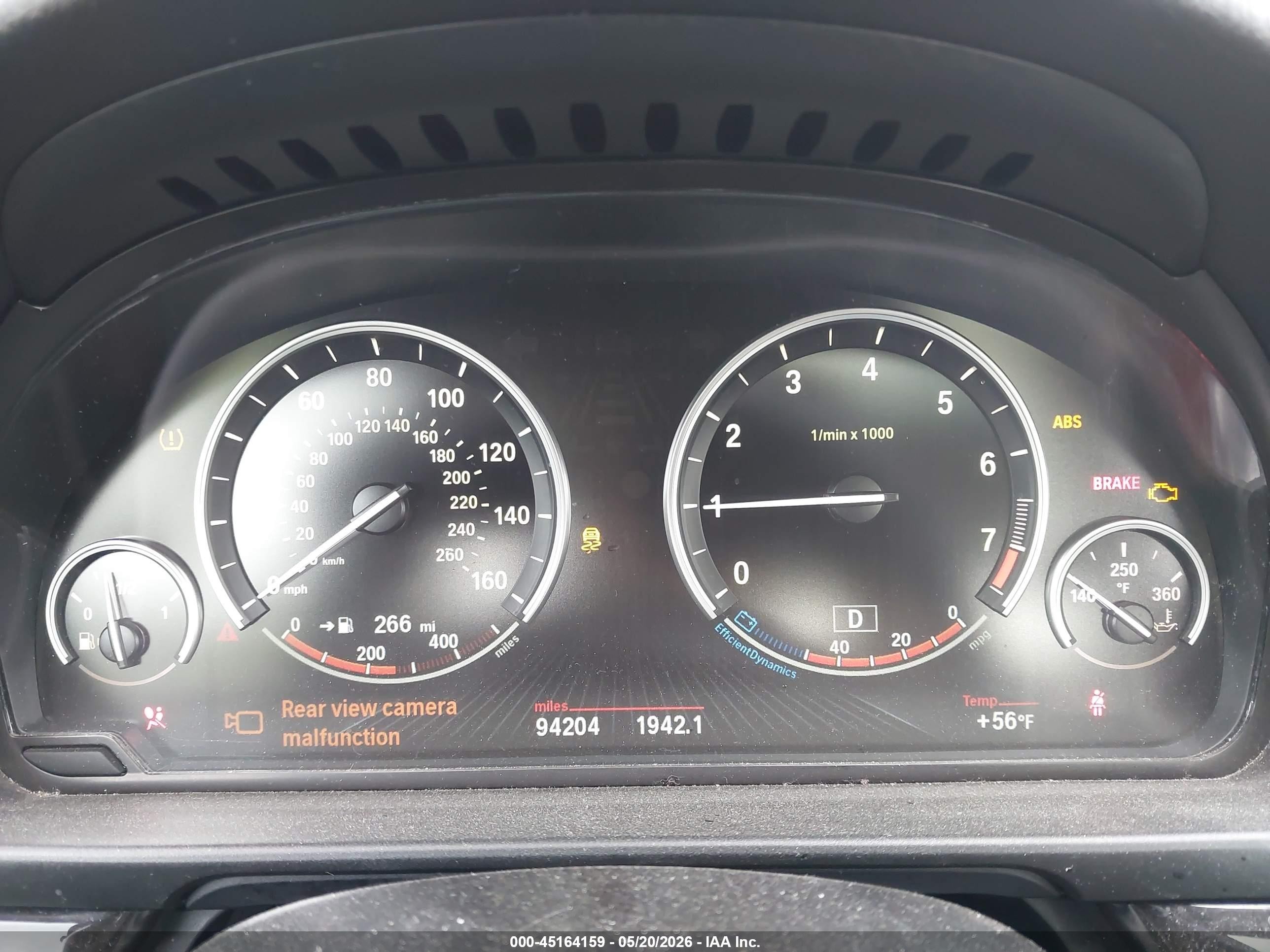 2014 Bmw 528i White vin: WBA5A5C58ED511895