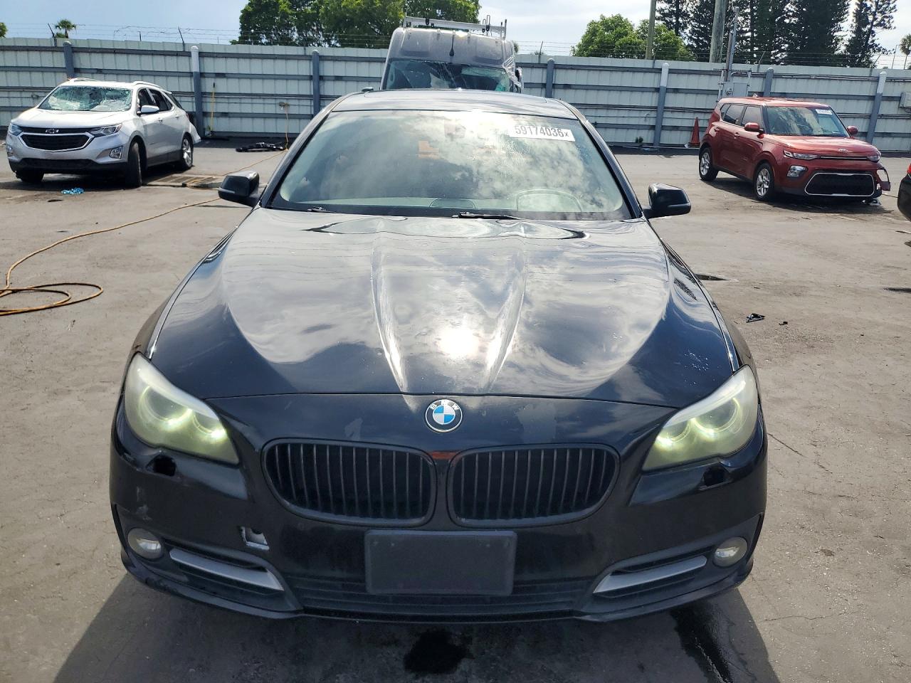 2015 Bmw 528 I Black vin: WBA5A5C58FD513423