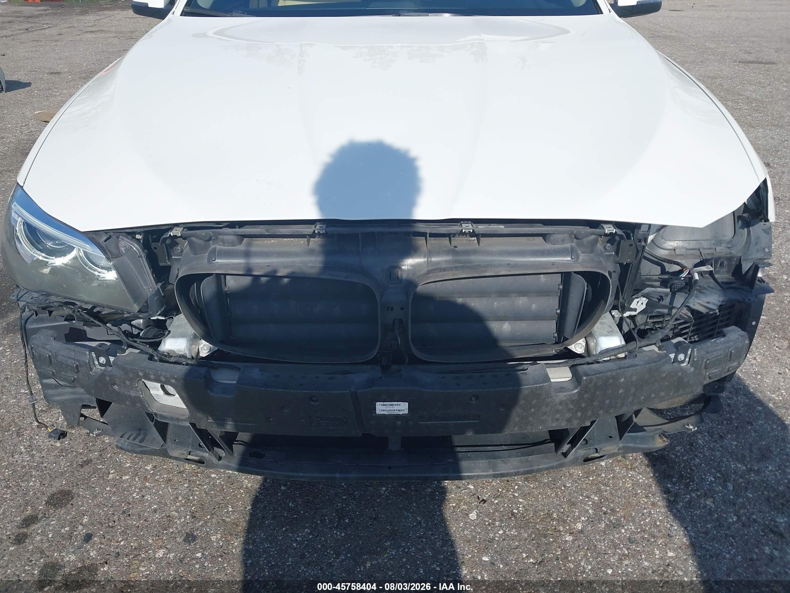 2015 Bmw 528i White vin: WBA5A5C58FD516872