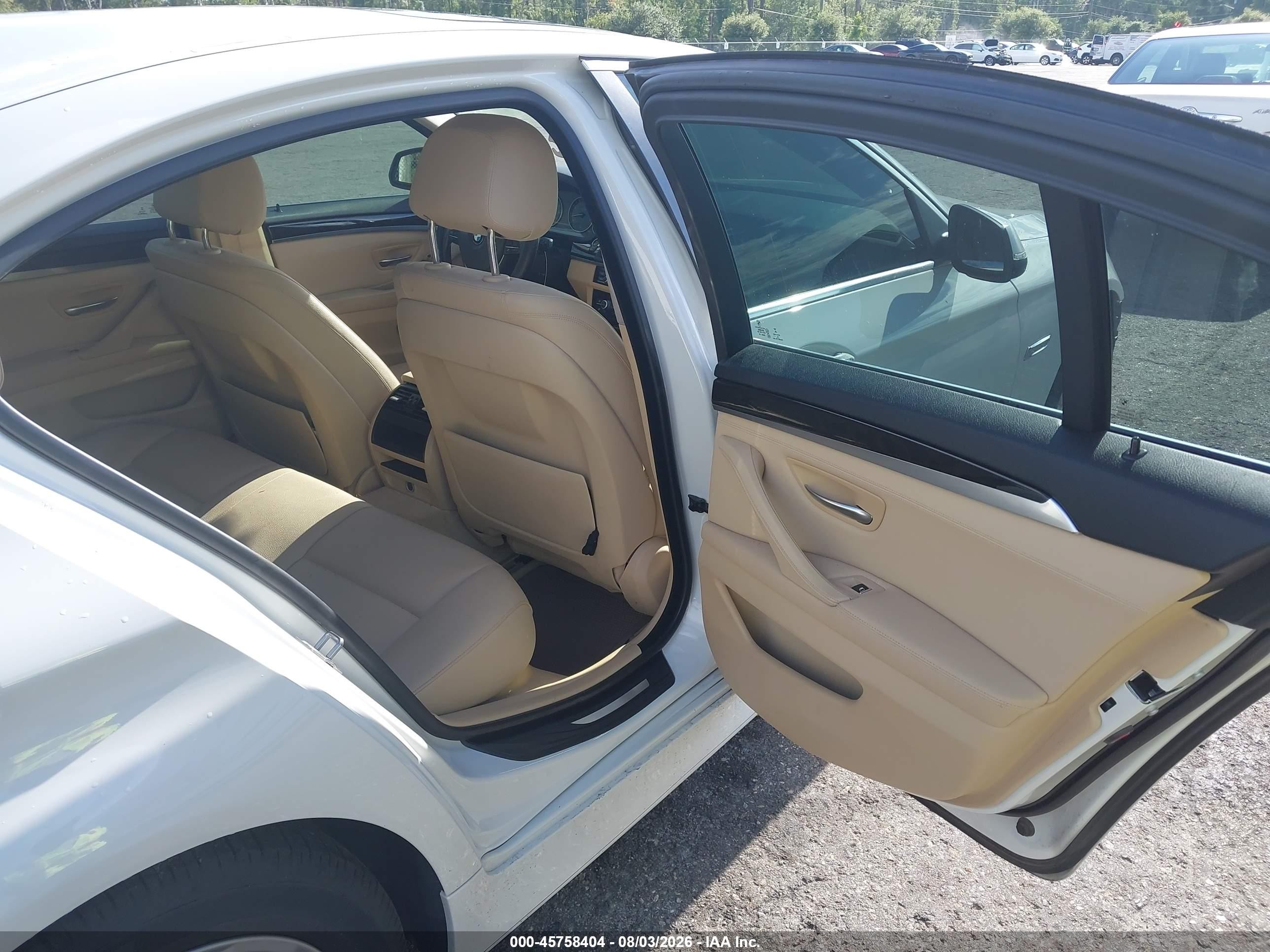 2015 Bmw 528i White vin: WBA5A5C58FD516872
