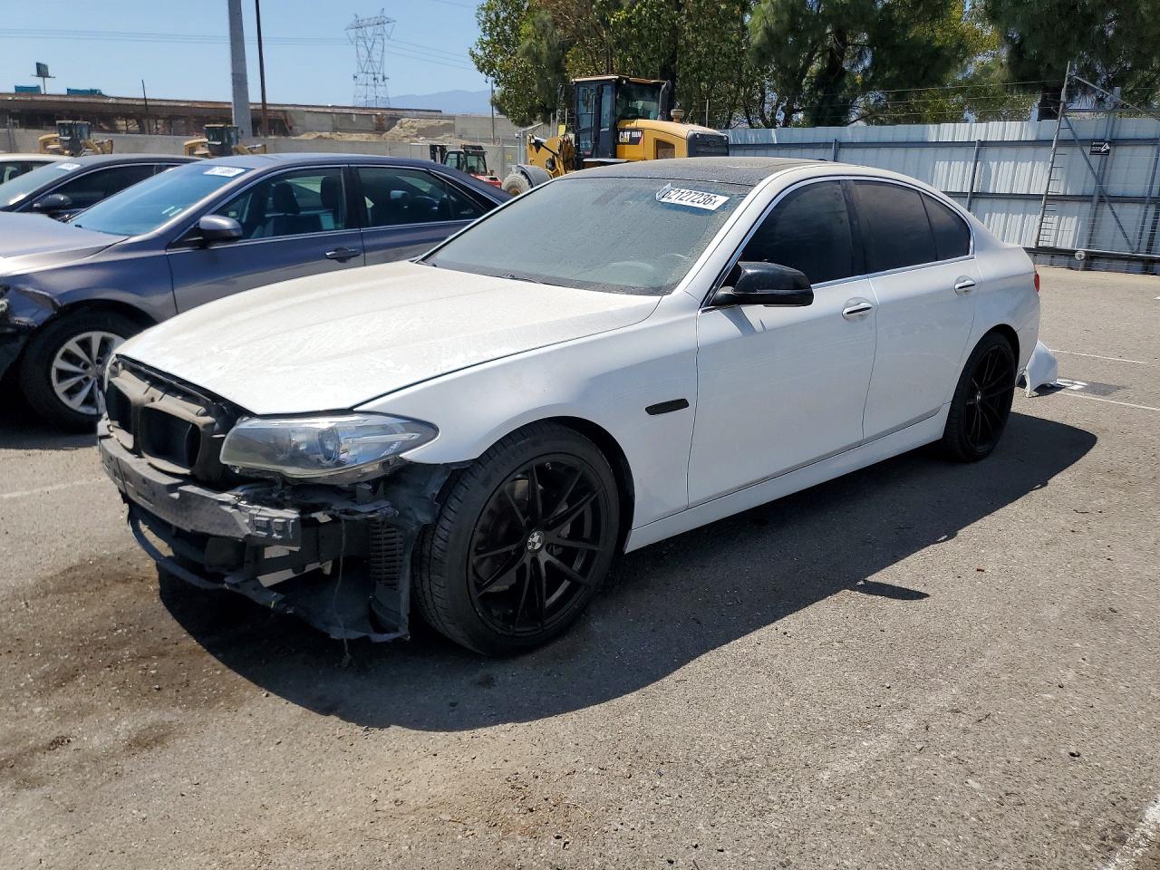 2015 Bmw 528 I White vin: WBA5A5C58FD518136