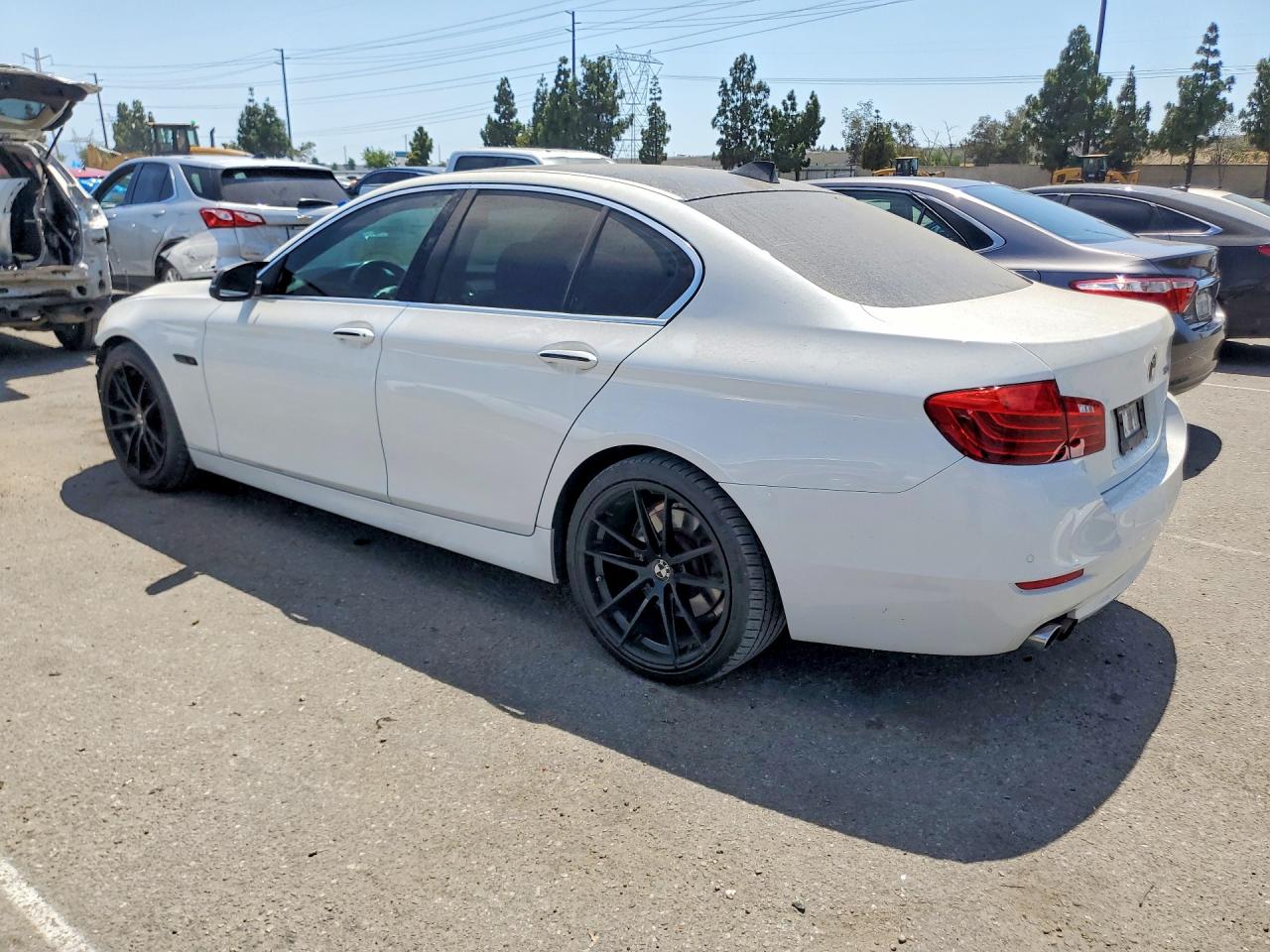 2015 Bmw 528 I White vin: WBA5A5C58FD518136