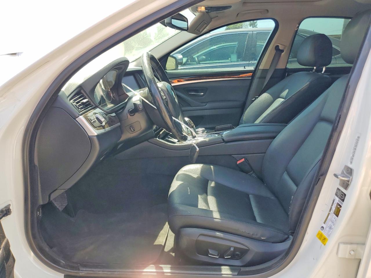 2015 Bmw 528 I White vin: WBA5A5C58FD518136