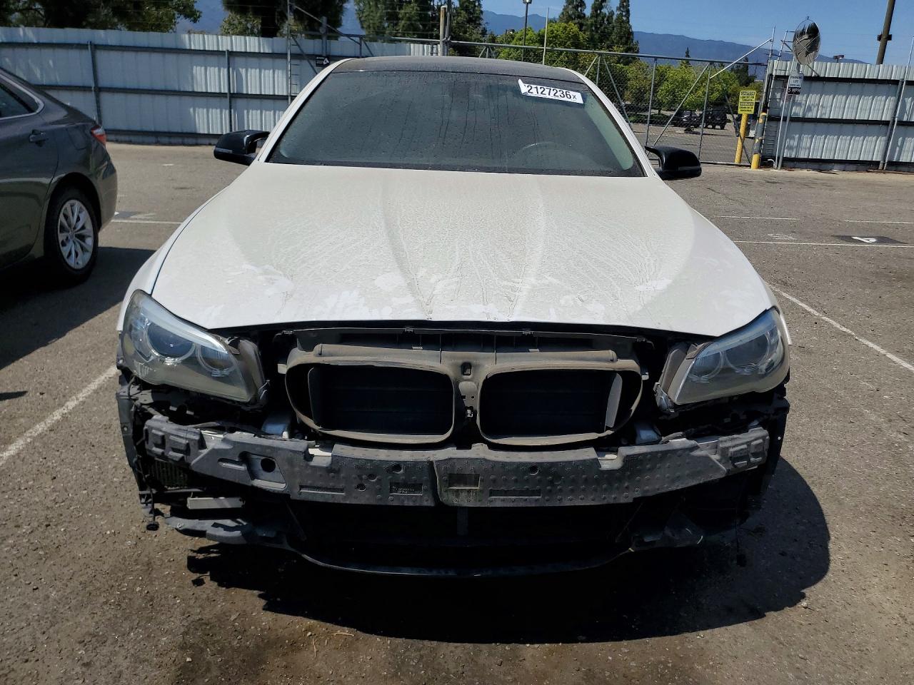 2015 Bmw 528 I White vin: WBA5A5C58FD518136