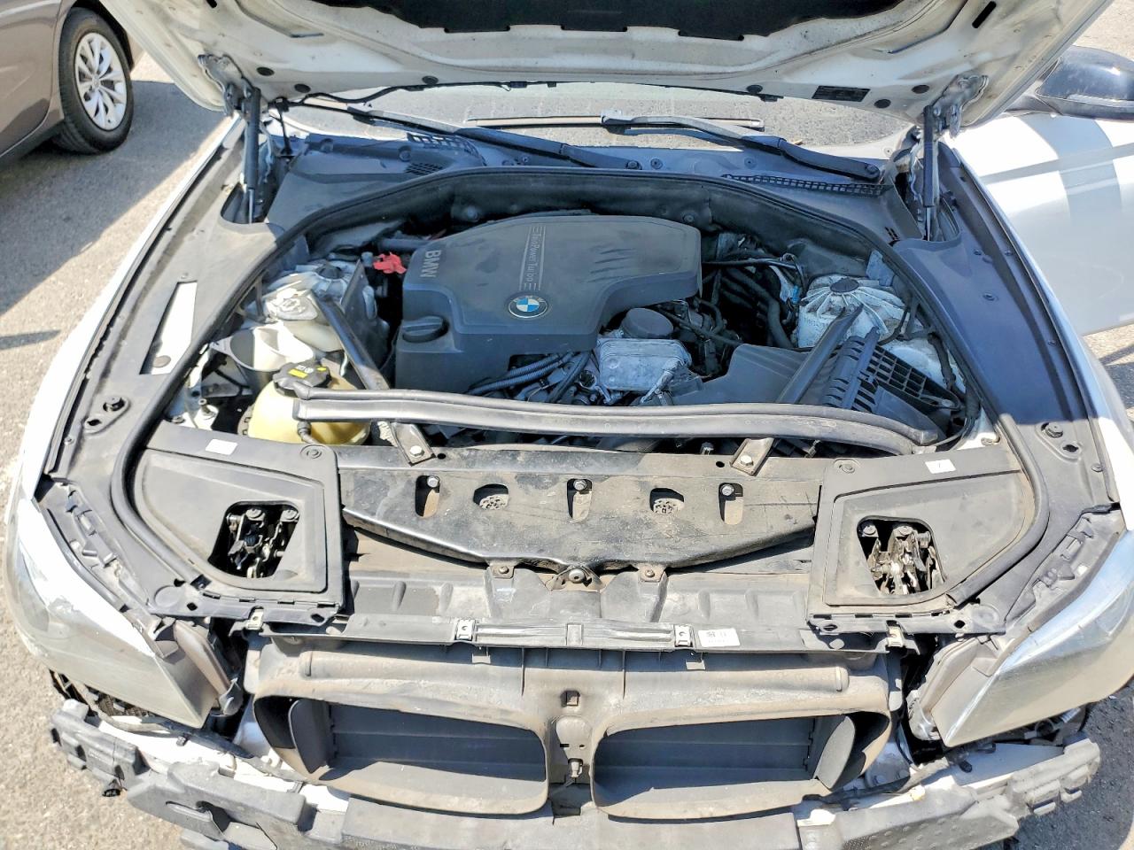 2015 Bmw 528 I White vin: WBA5A5C58FD518136