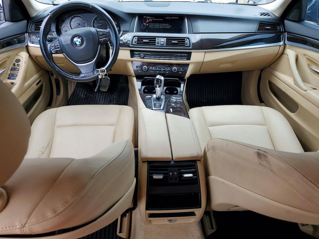 2015 Bmw 528i Black vin: WBA5A5C58FD518475