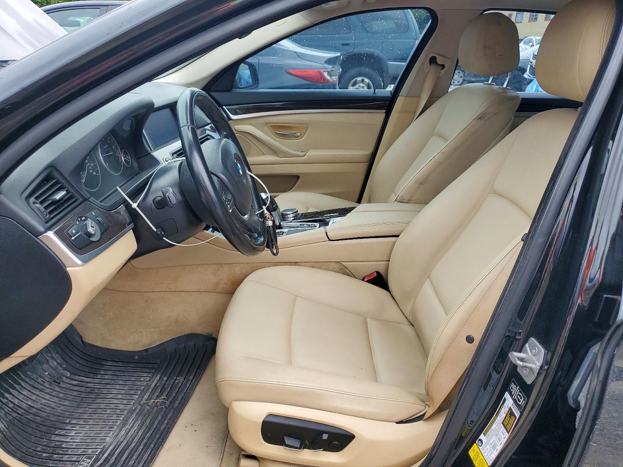 2015 Bmw 528i Black vin: WBA5A5C58FD518475