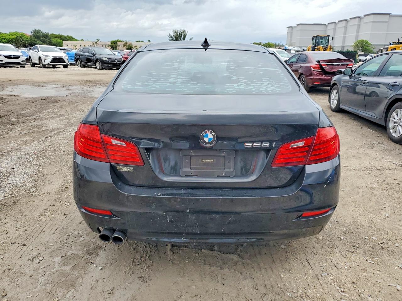 2015 Bmw 528i Black vin: WBA5A5C58FD518475
