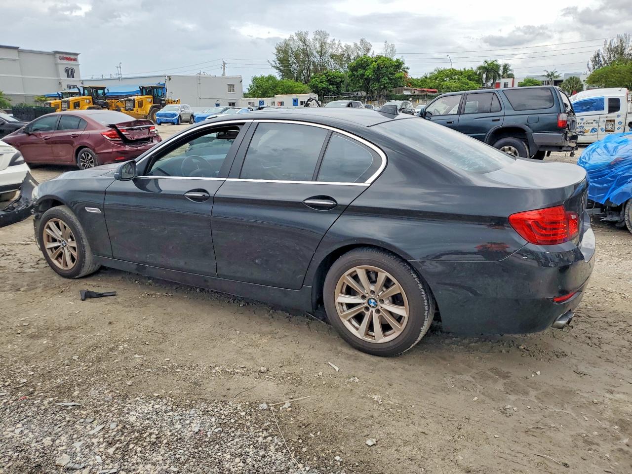 2015 Bmw 528i Black vin: WBA5A5C58FD518475