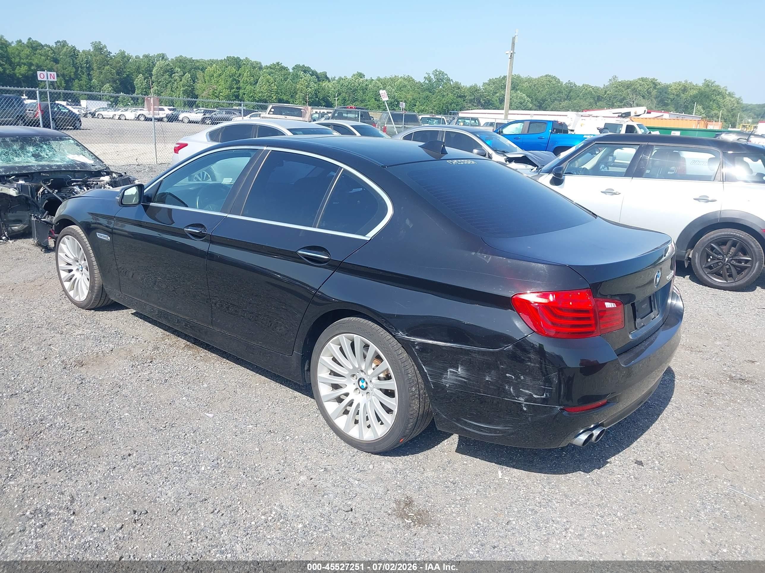 2014 Bmw 528i   Black vin: WBA5A5C59ED020820