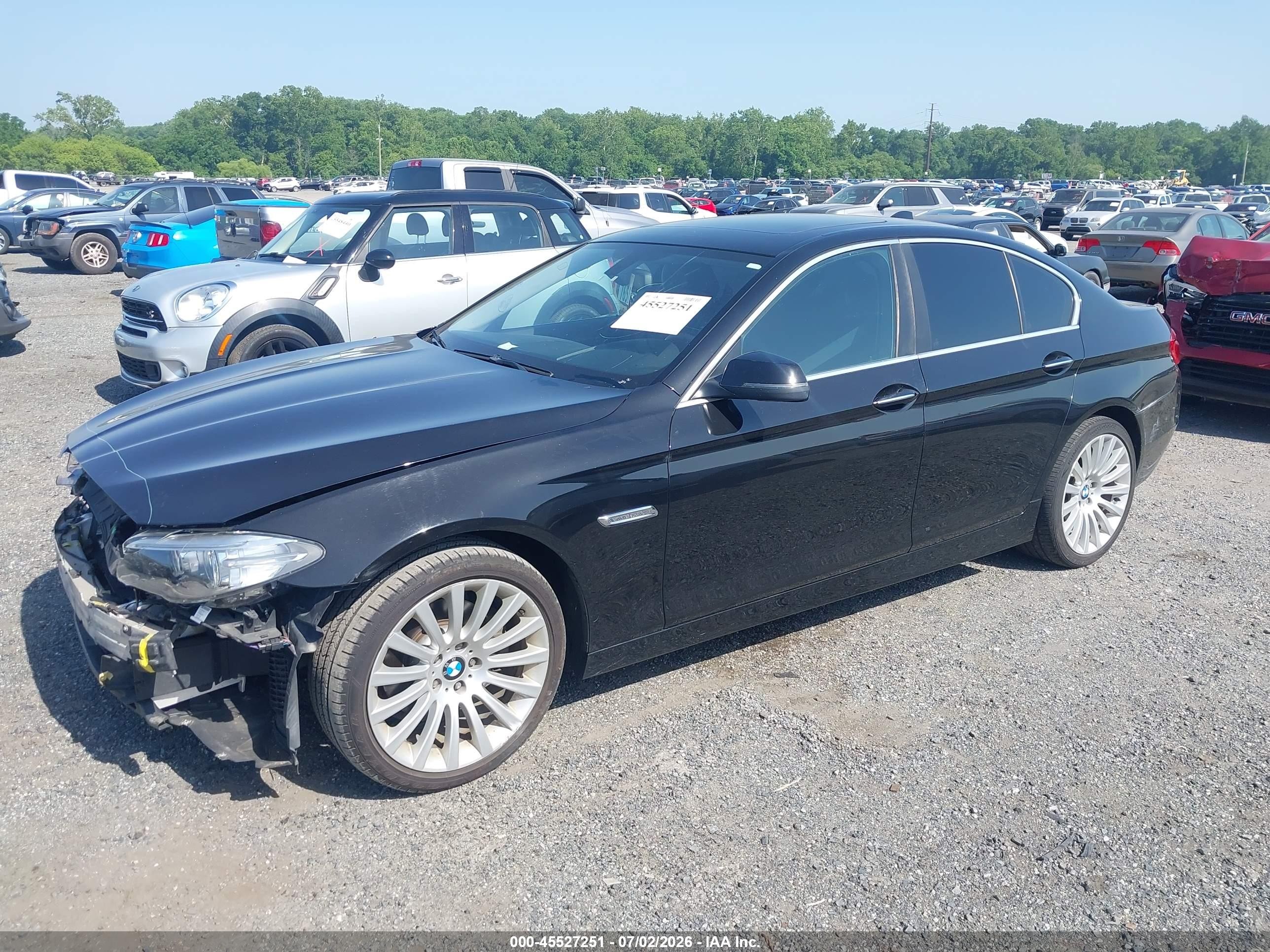 2014 Bmw 528i   Black vin: WBA5A5C59ED020820