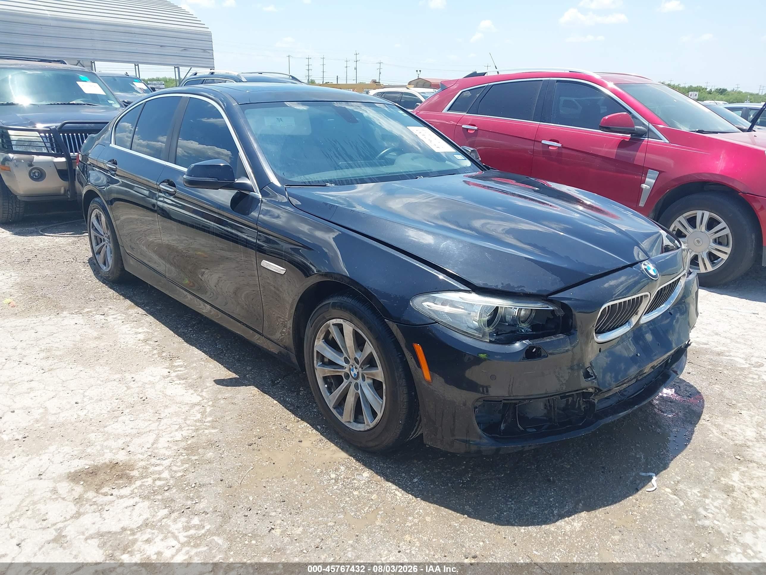 2014 Bmw 528i   Черный vin: WBA5A5C59ED500856