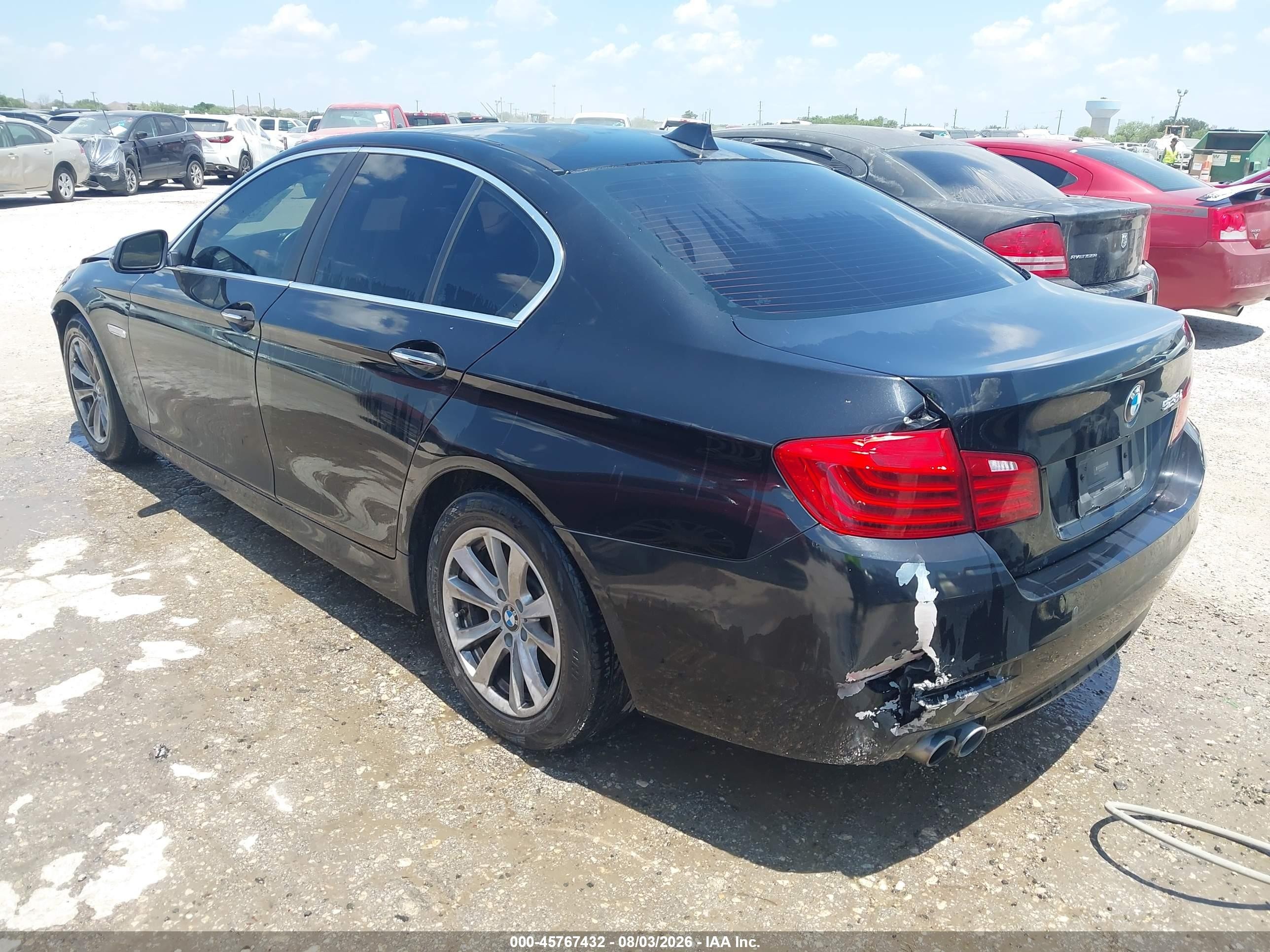 2014 Bmw 528i   Черный vin: WBA5A5C59ED500856