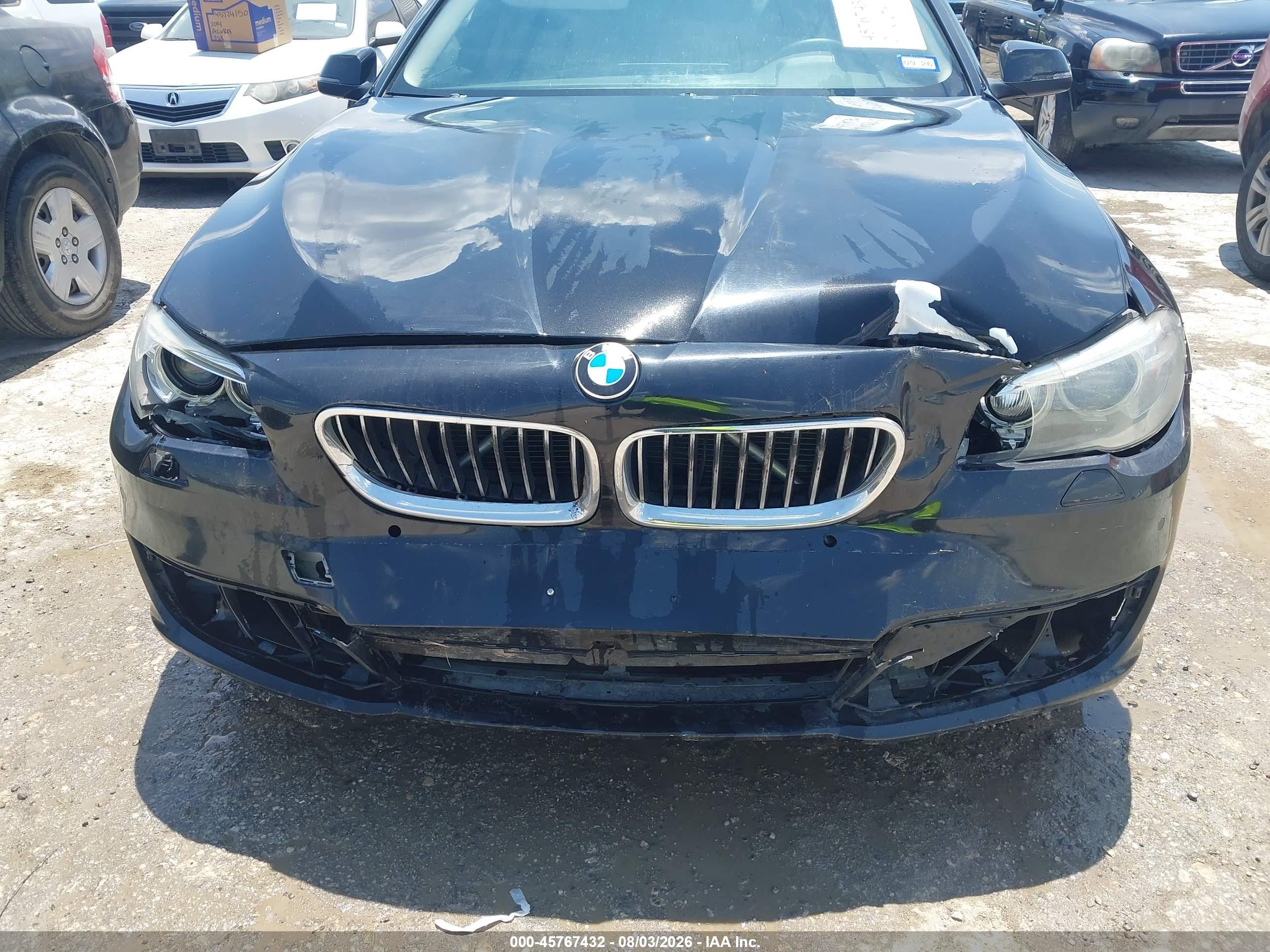 2014 Bmw 528i   Черный vin: WBA5A5C59ED500856