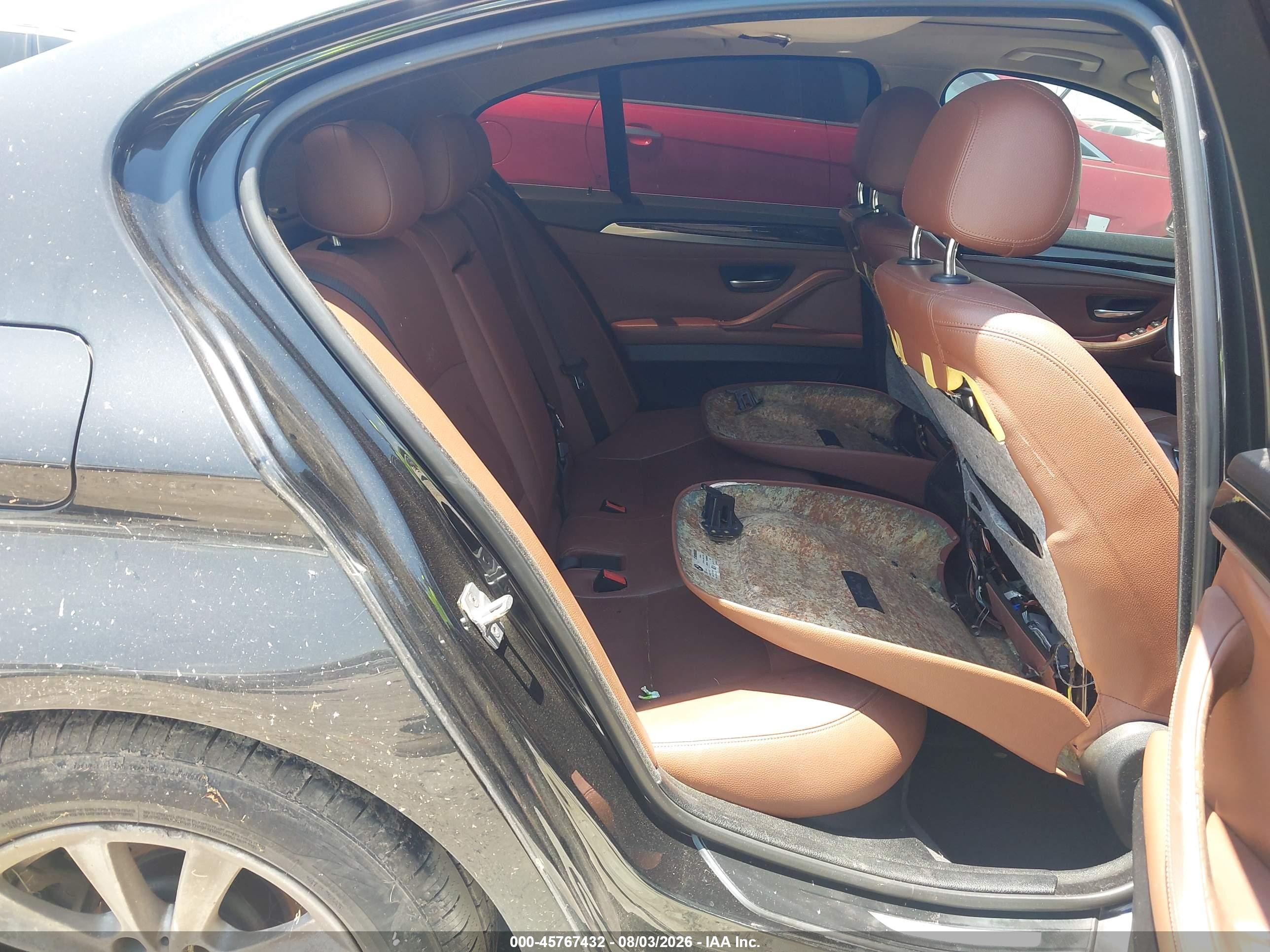 2014 Bmw 528i   Черный vin: WBA5A5C59ED500856