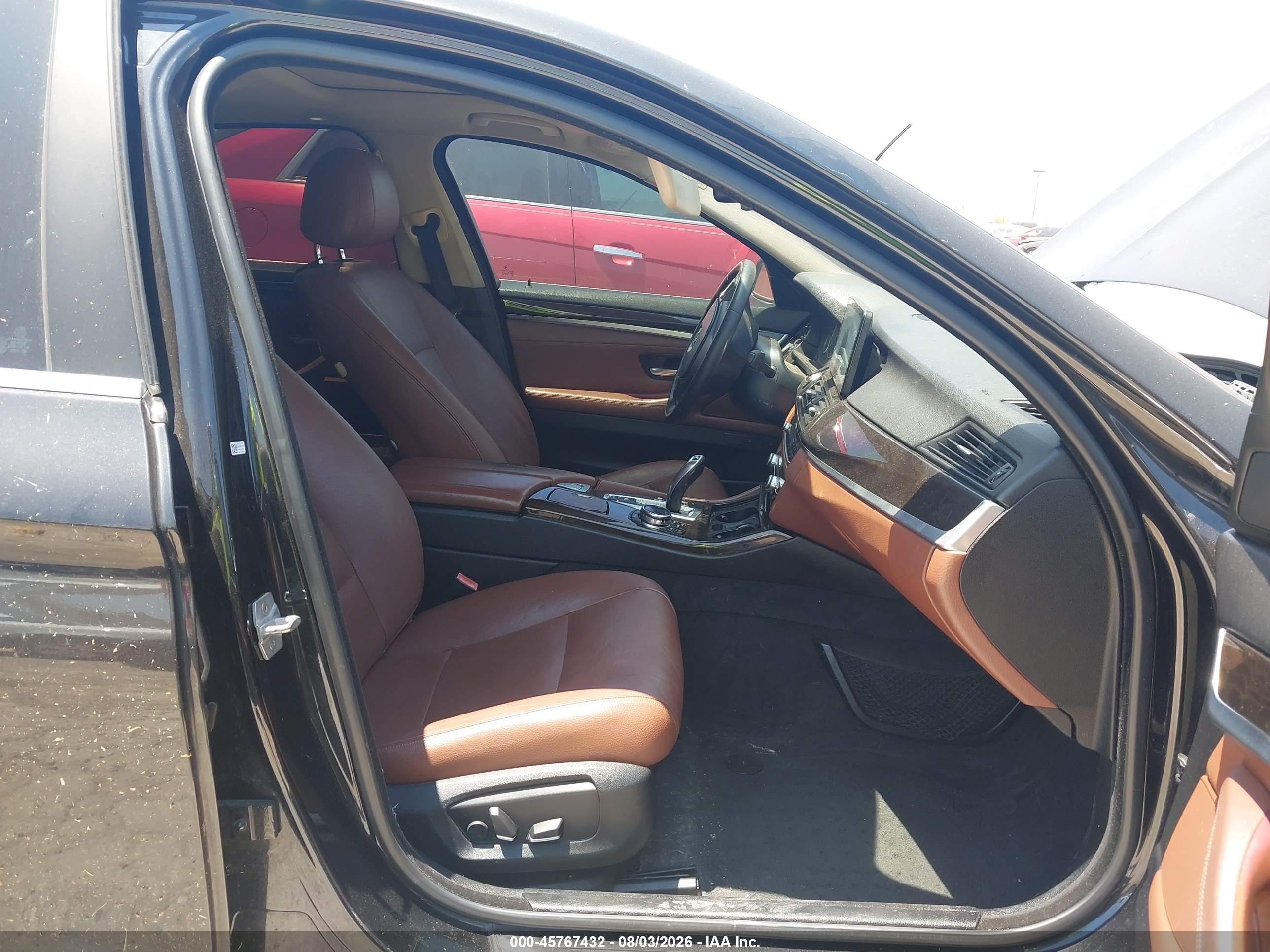 2014 Bmw 528i   Черный vin: WBA5A5C59ED500856